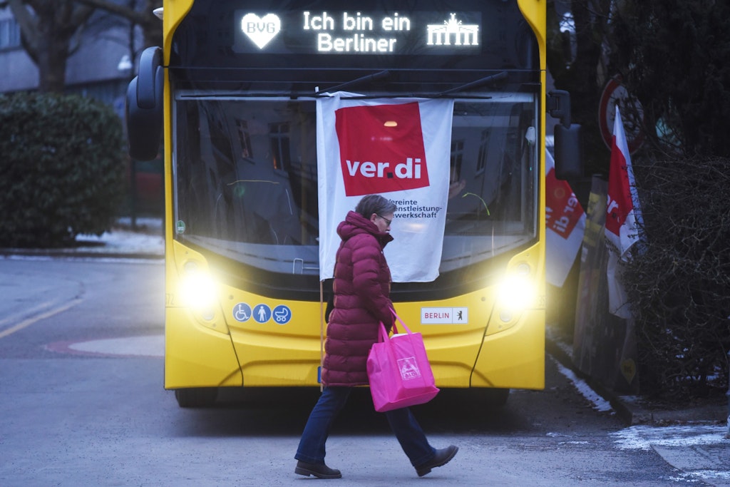 „Könnte größer werden“: Warum die Gewerkschaft Verdi mit weiteren Streiks bei der BVG droht