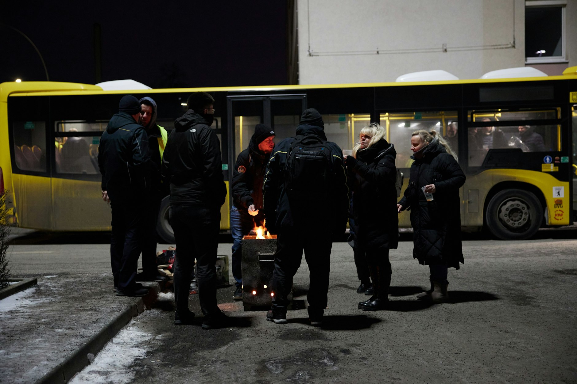 Der bundesweite Warnstreik von Verdi begann am Montag um 3 Uhr.