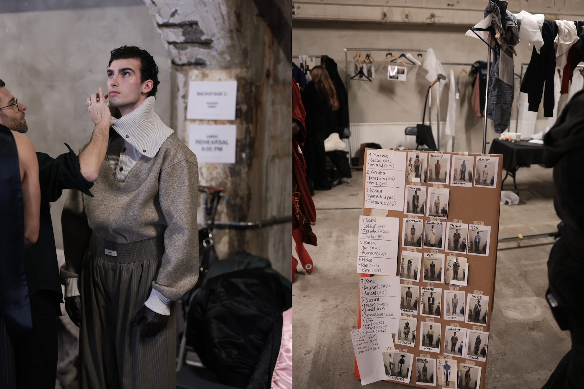 Das Chaos hat Methode: backstage bei GmbH (l.) und Buzigahill