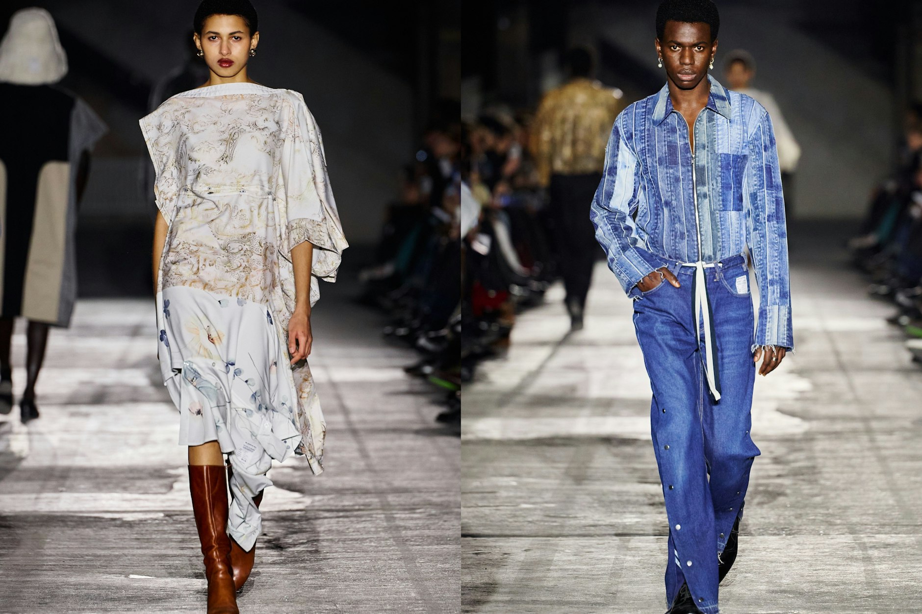 Flattrige Sommerkleider aus alten Blusen und exzellent gepatchte Denim-Ensembles – das will auch der Globale Norden tragen.