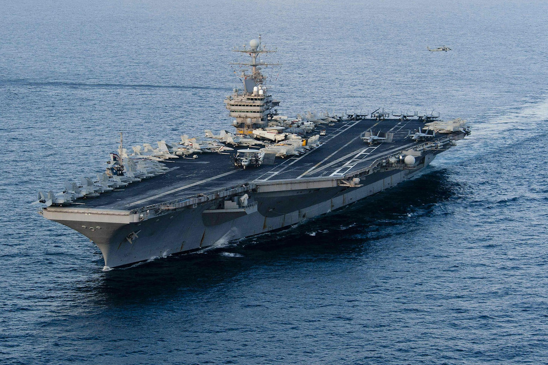 Der Flugzeugträger USS Abraham Lincoln