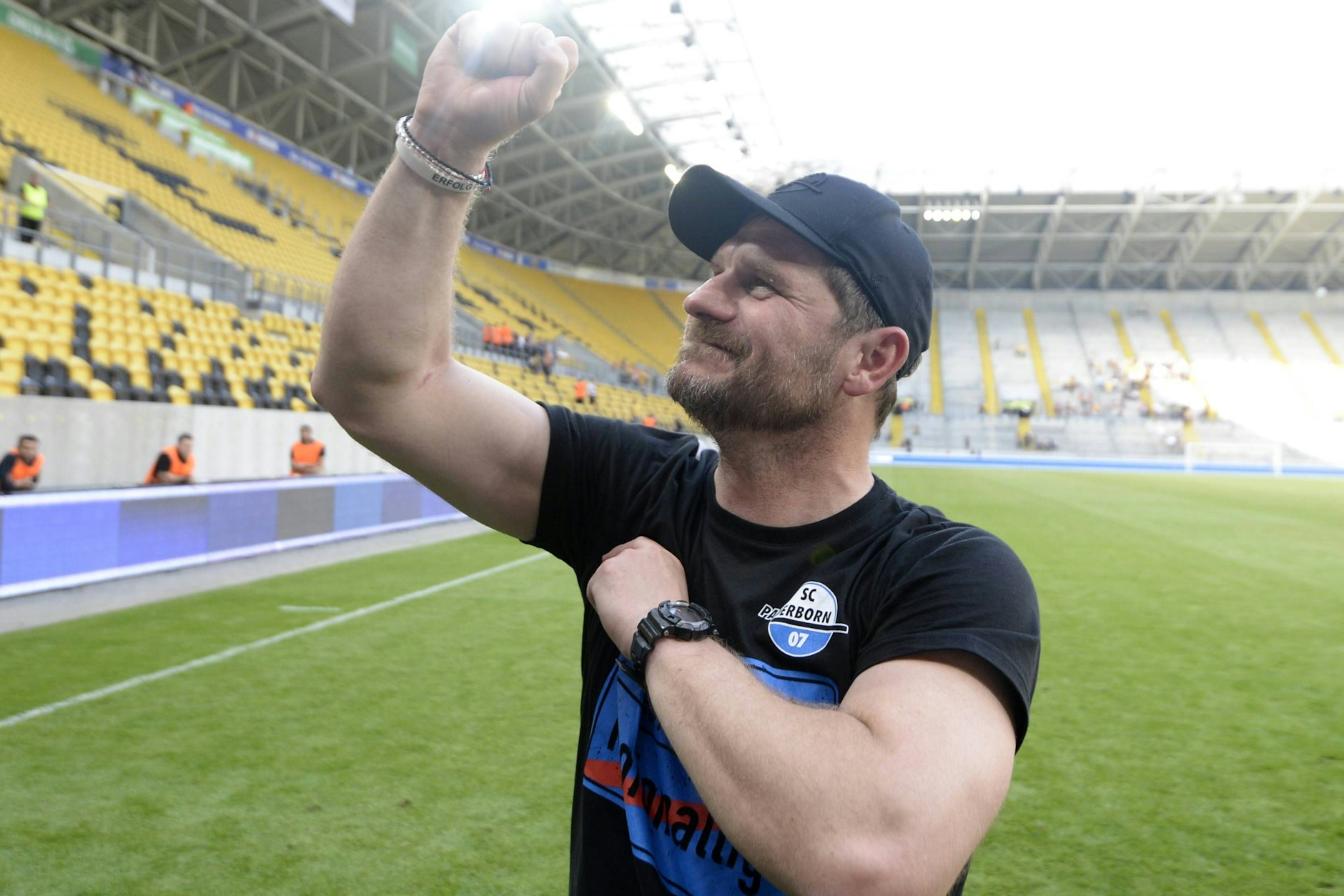 Helfen kann Hertha BSC ein Blick nach Köpenick: Union-Trainer Steffen Baumgart gelang 2019 mit dem SC Paderborn eine Siegesserie und stieg in die Bundesliga auf.