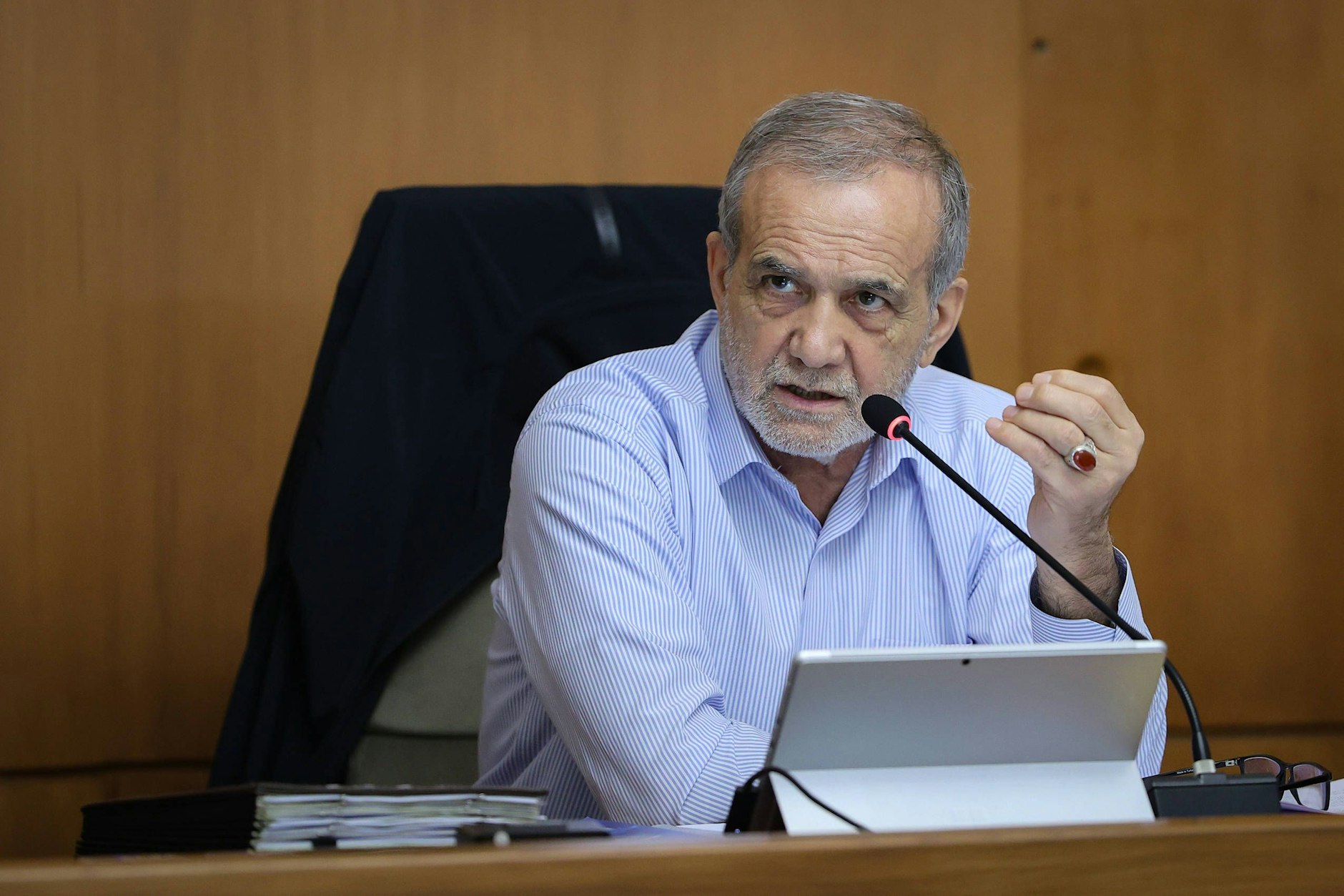 Will verhandeln: Irans Präsident Massud Peseschkian.