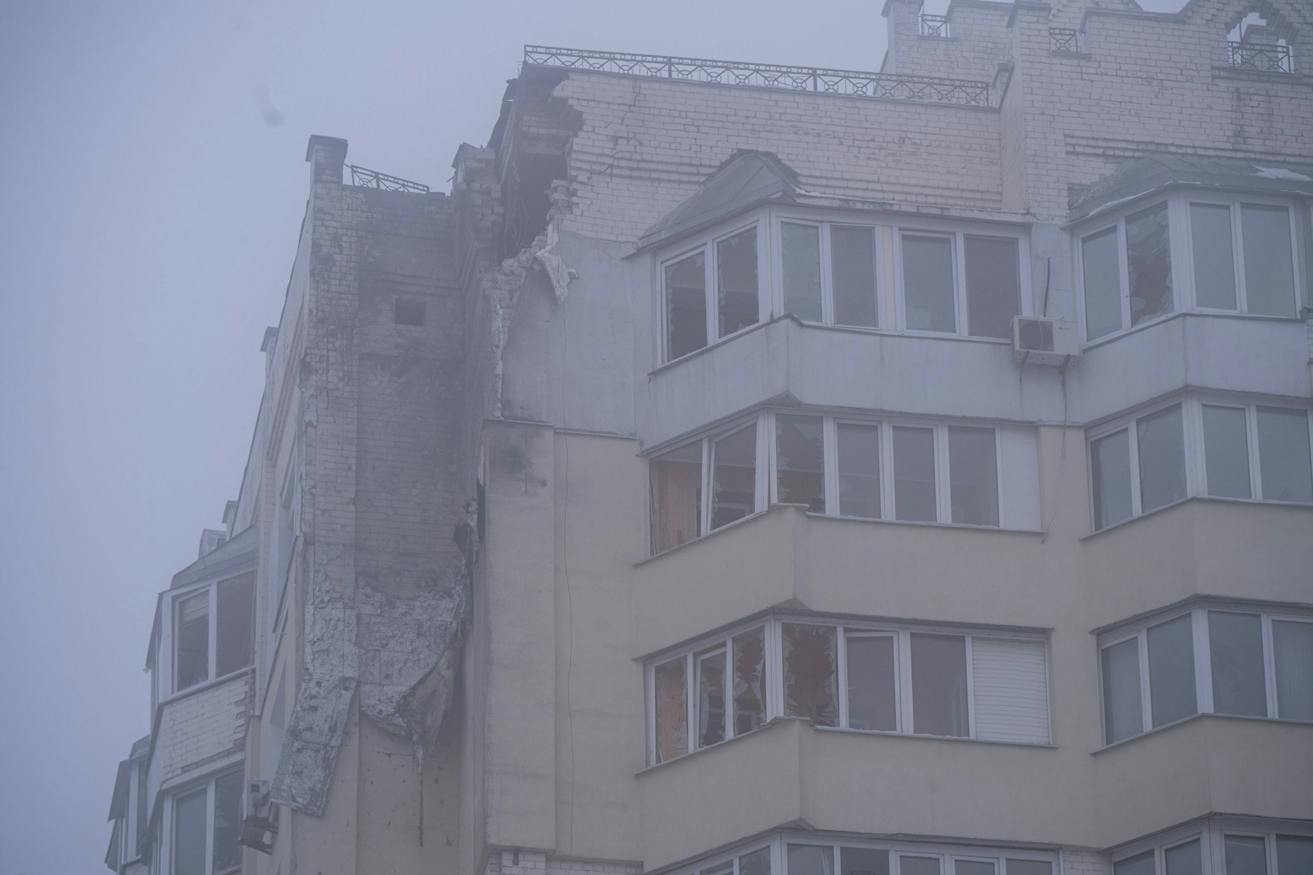 Ende Januar kam es wieder zu Luftangriffen auf die ukrainische Hauptstadt Kiew.