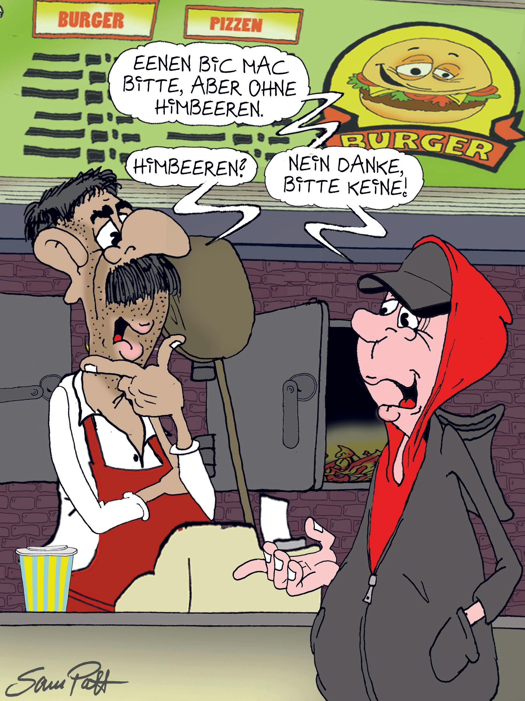 Der Cartoon des Tages versüßt Ihnen auch heute mit dem typischen Berliner Humor von Zeichner Sam Paff den Morgen.