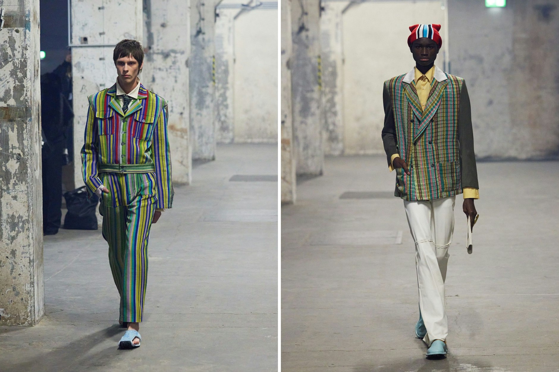 Kenneth Ize: europäische Schnitte, traditionelle Techniken – und feine Yoruba-Webstoffe als elegante Knaller.