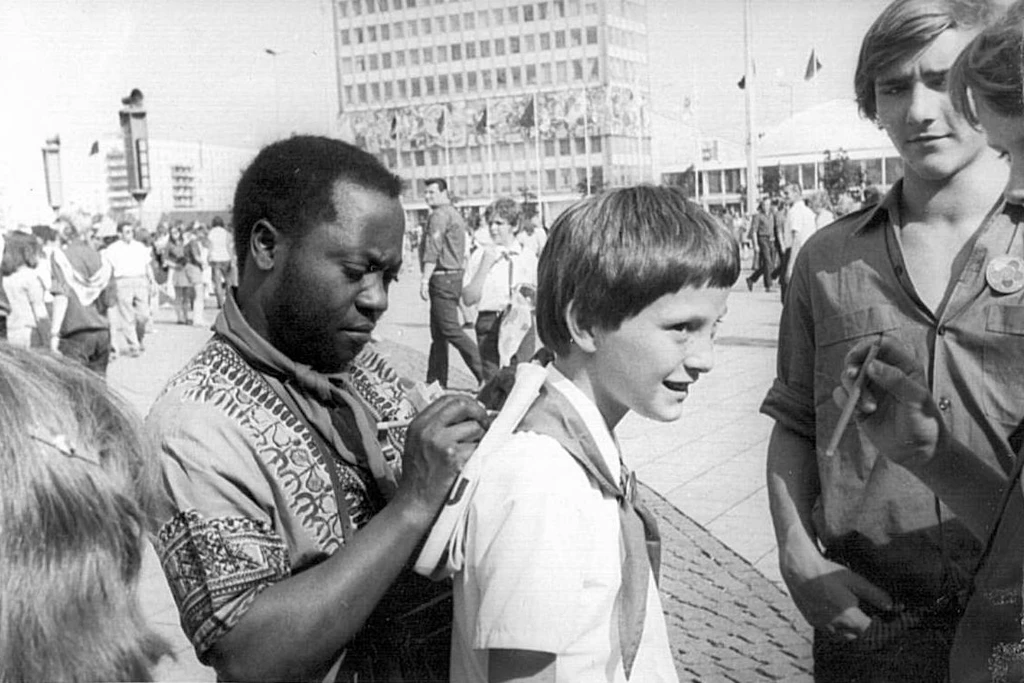 Als Pionier bei den Weltfestspielen der Jugend und Studenten 1973 in Berlin