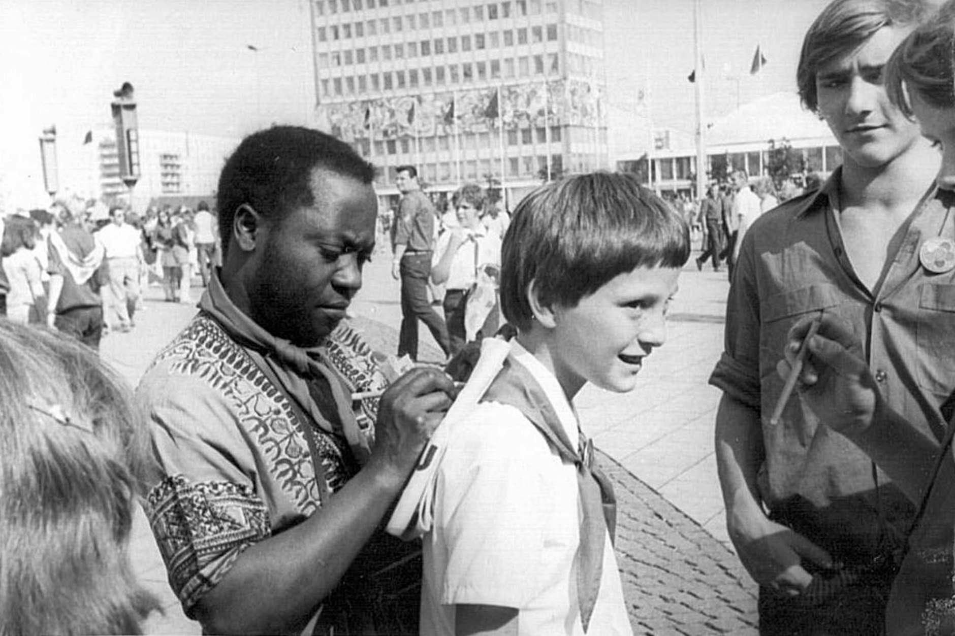 Als Pionier bei den Weltfestspielen der Jugend und Studenten 1973 in Berlin