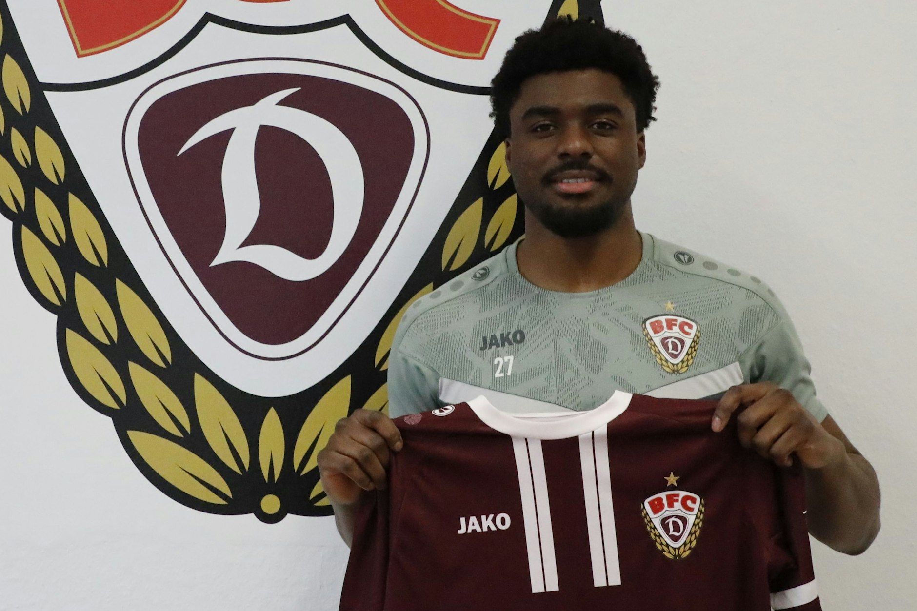 Lloyd-Addo Kuffour ist neu beim BFC Dynamo, hat erst mal einen Vertrag bis Saisonende.