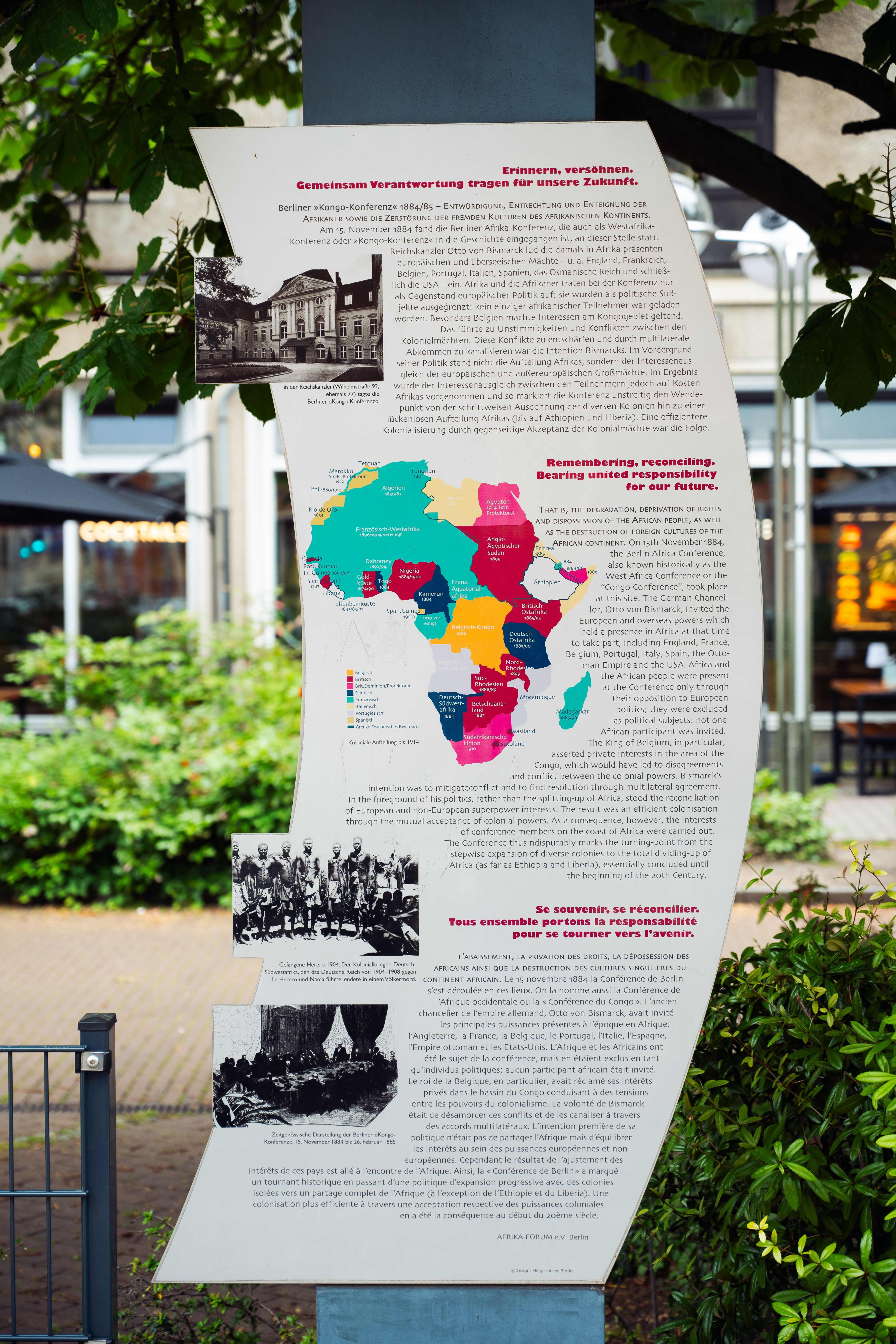 Berlin-Mitte: Gedenktafel für Berliner Afrika-Konferenz ist verschwunden