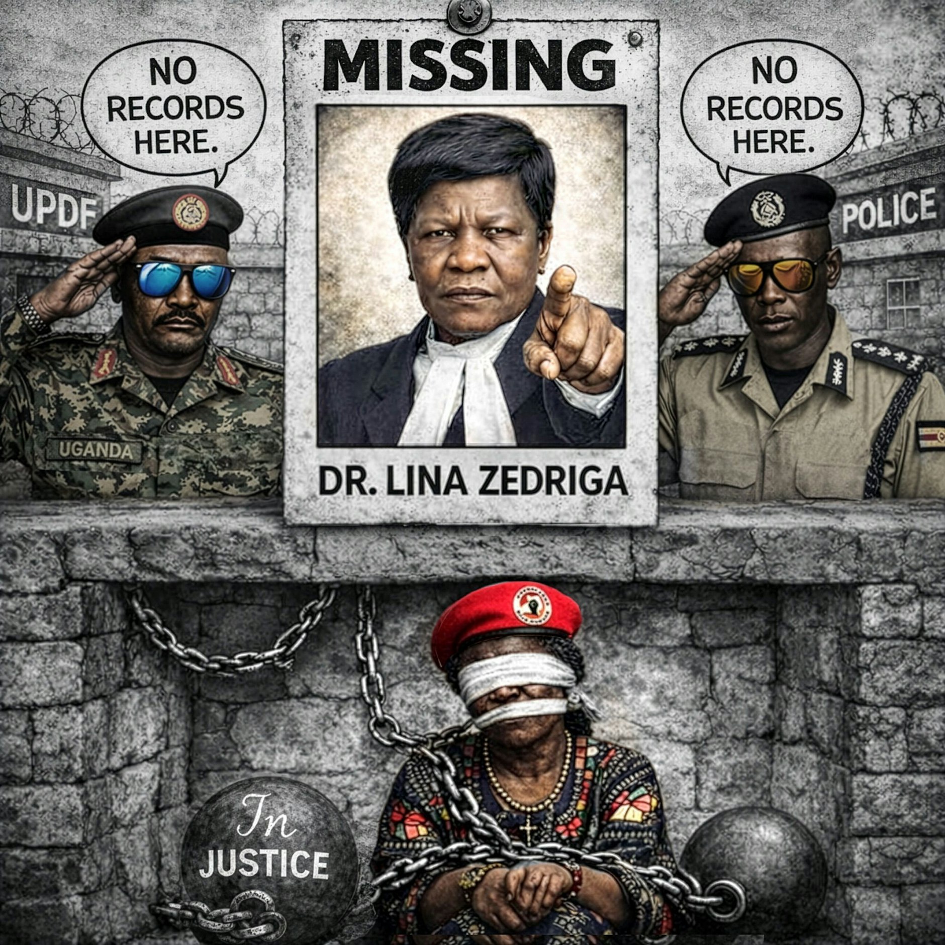 Lina Zedriga vergaß ihre Furcht und blieb in Uganda.