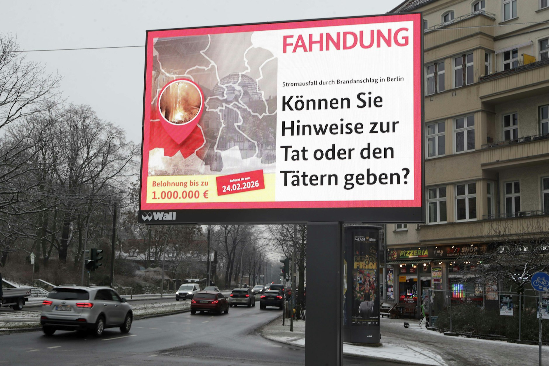 Mit diesem Fahndungsplakat jagt das BKA die Stromterroristen in Berlin.