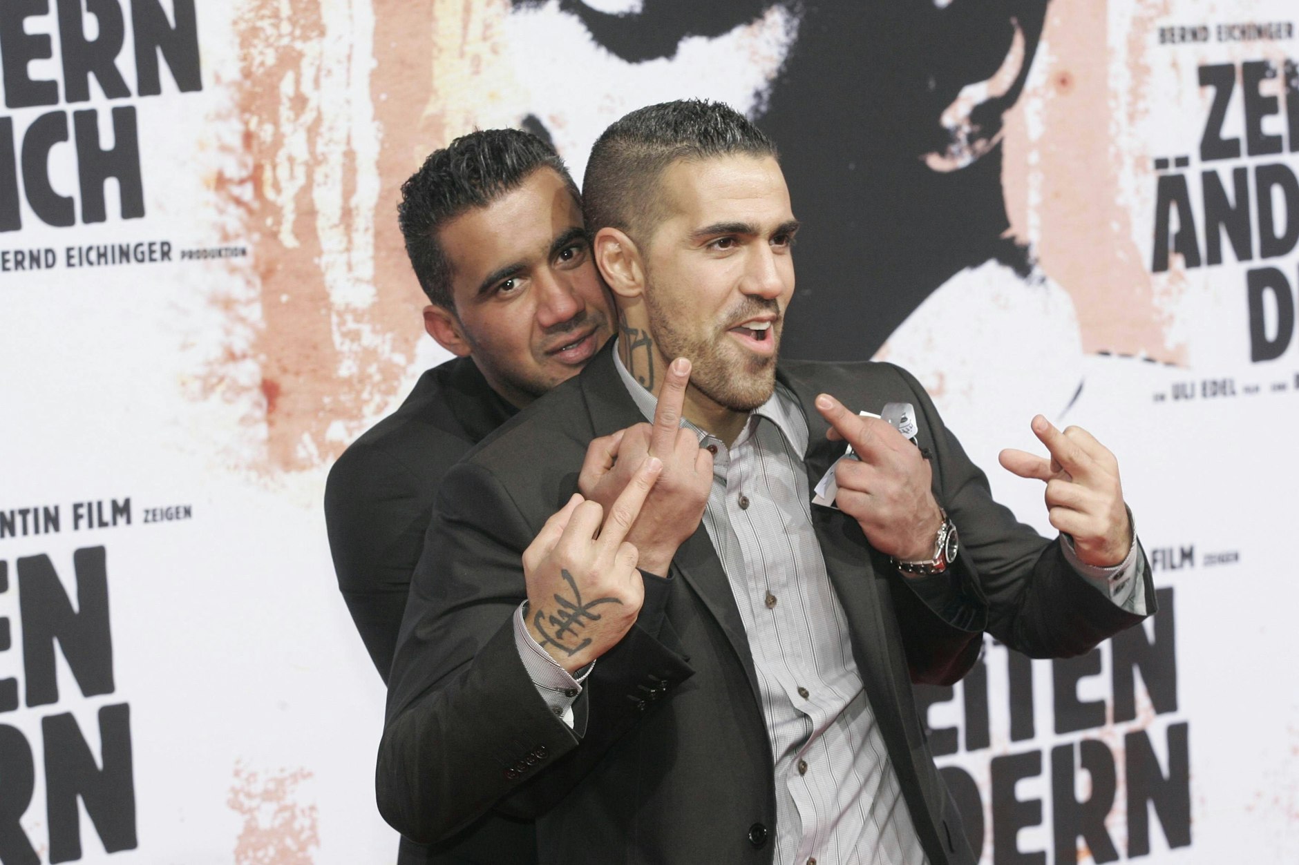 Arafat Abou-Chaker (l.) und Bushido hatten vor Jahren ein Zerwürfnis, das vor Gericht landete.