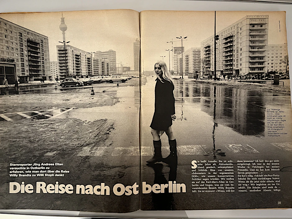 Annelie Roth in einer Märzausgabe des Magazins Stern im Jahr 1970