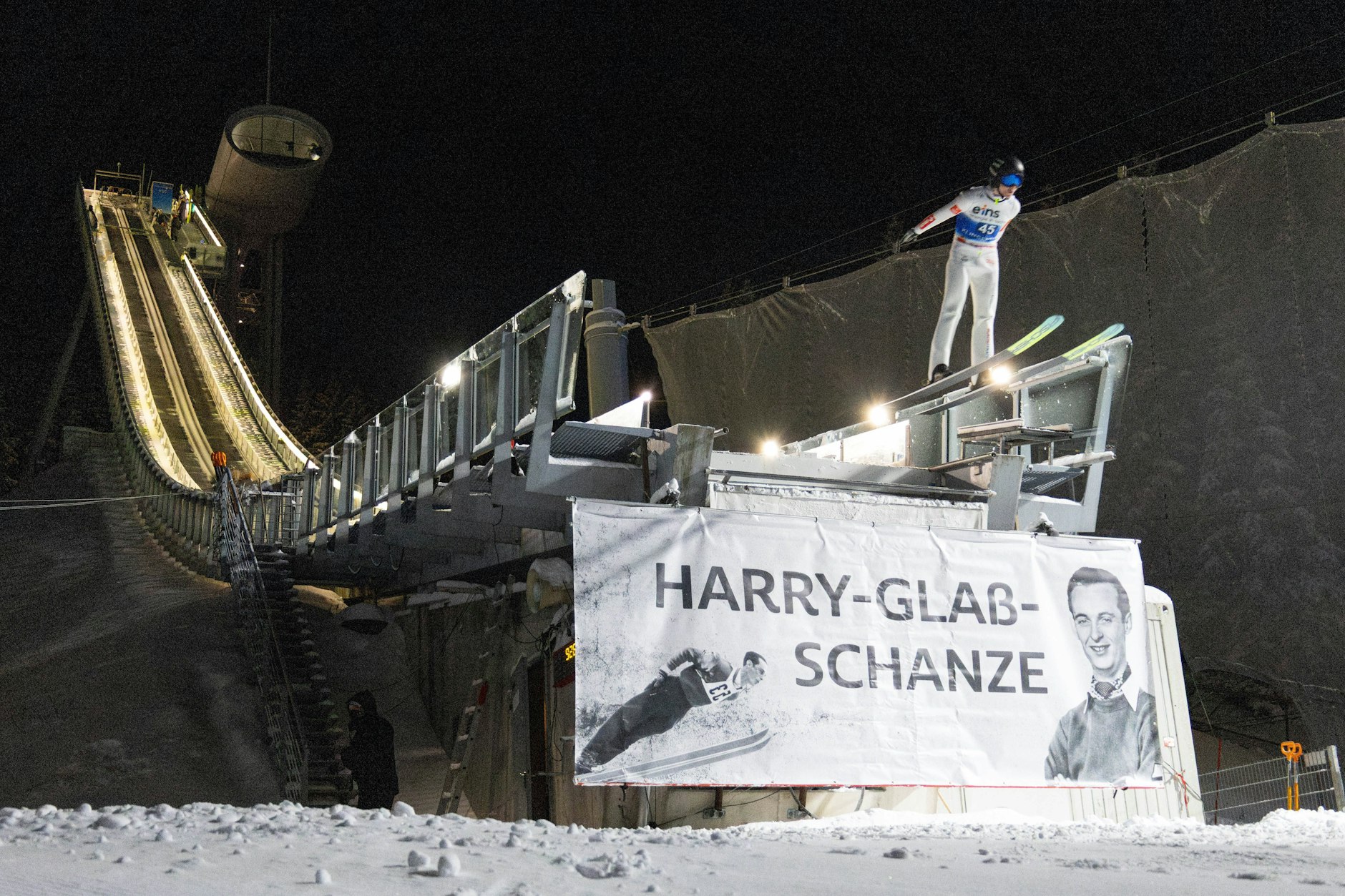 Auf der Harry-Glaß-Schanze in Klingenthal finden Weltcup-Springen statt.