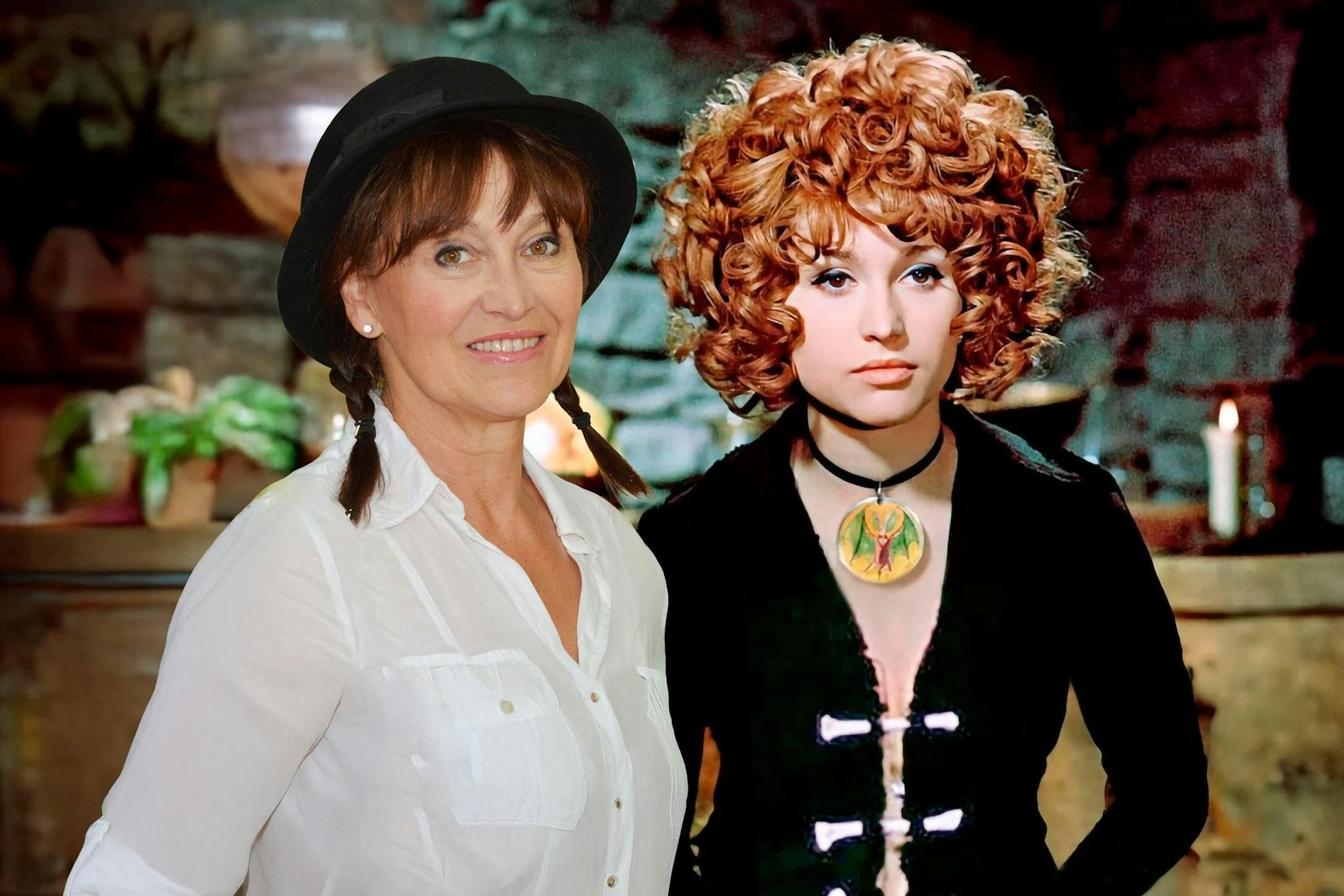 Petra Černocká spielte die Hauptrolle im Film „Das Mädchen auf dem Besenstiel“ in der DDR. Als Hexe mit riesiger Lockenpracht verdrehte sie vielen den Kopf.