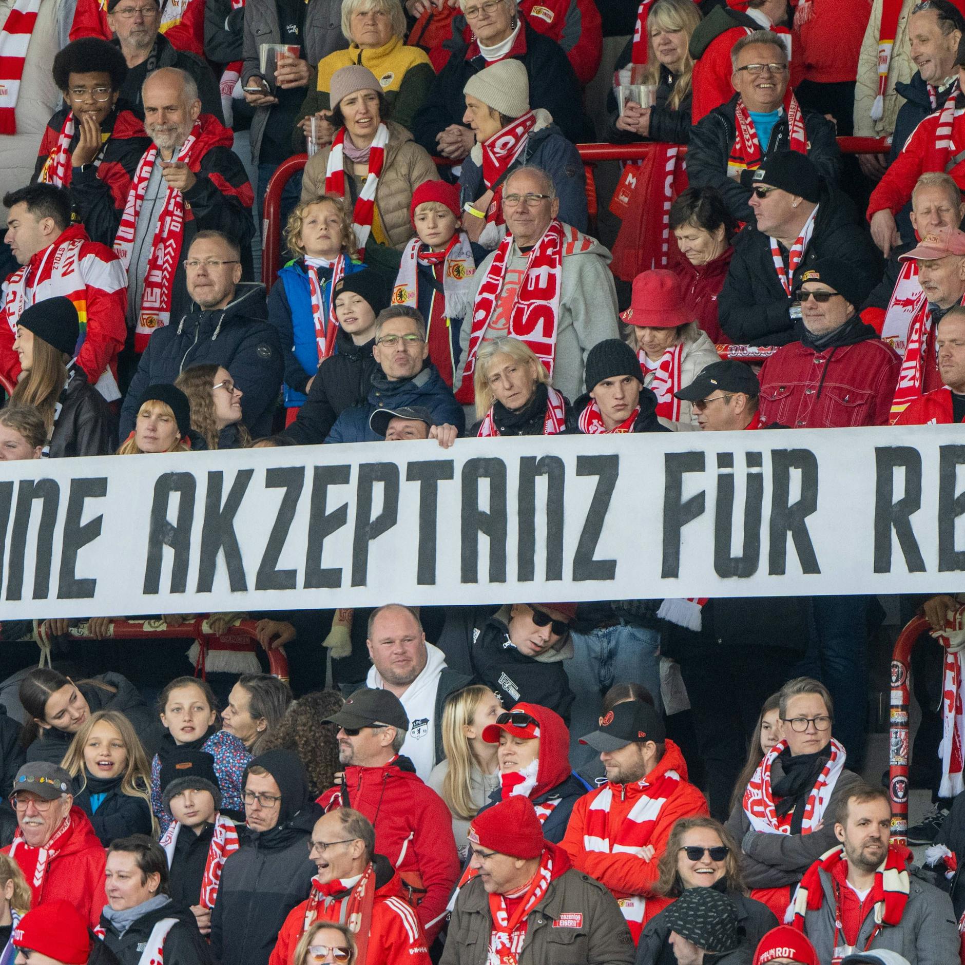 Image - 1. FC Union Berlin: Fans zeigen deutlichen Protest gegen RB Leipzig