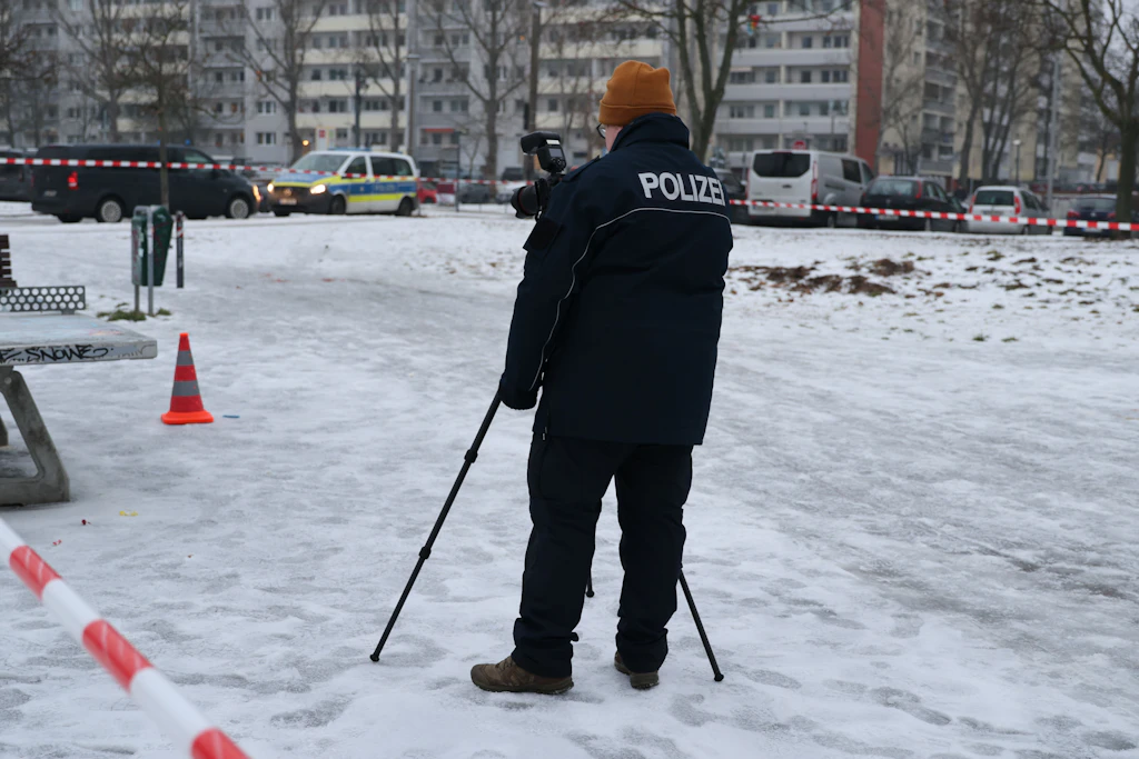 Kriminaltechniker am Tatort