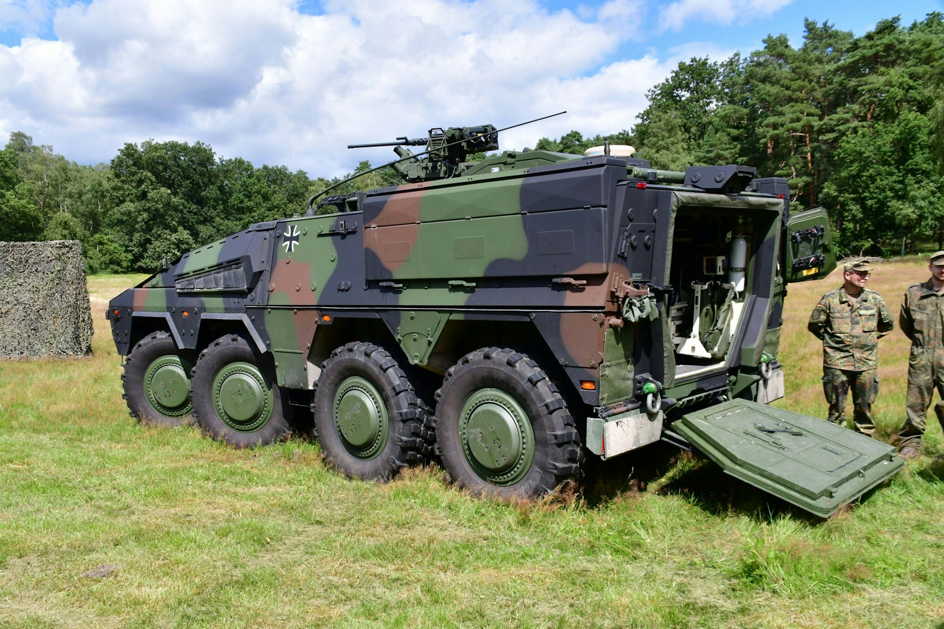 Der GTK Boxer der Bundeswehr aus der Panzerbrigade 21.
