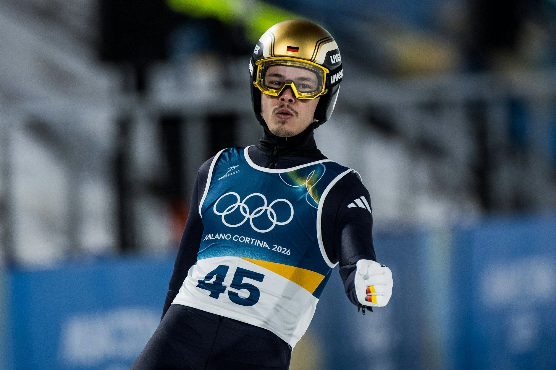 Der Skispringer Philipp Raimund