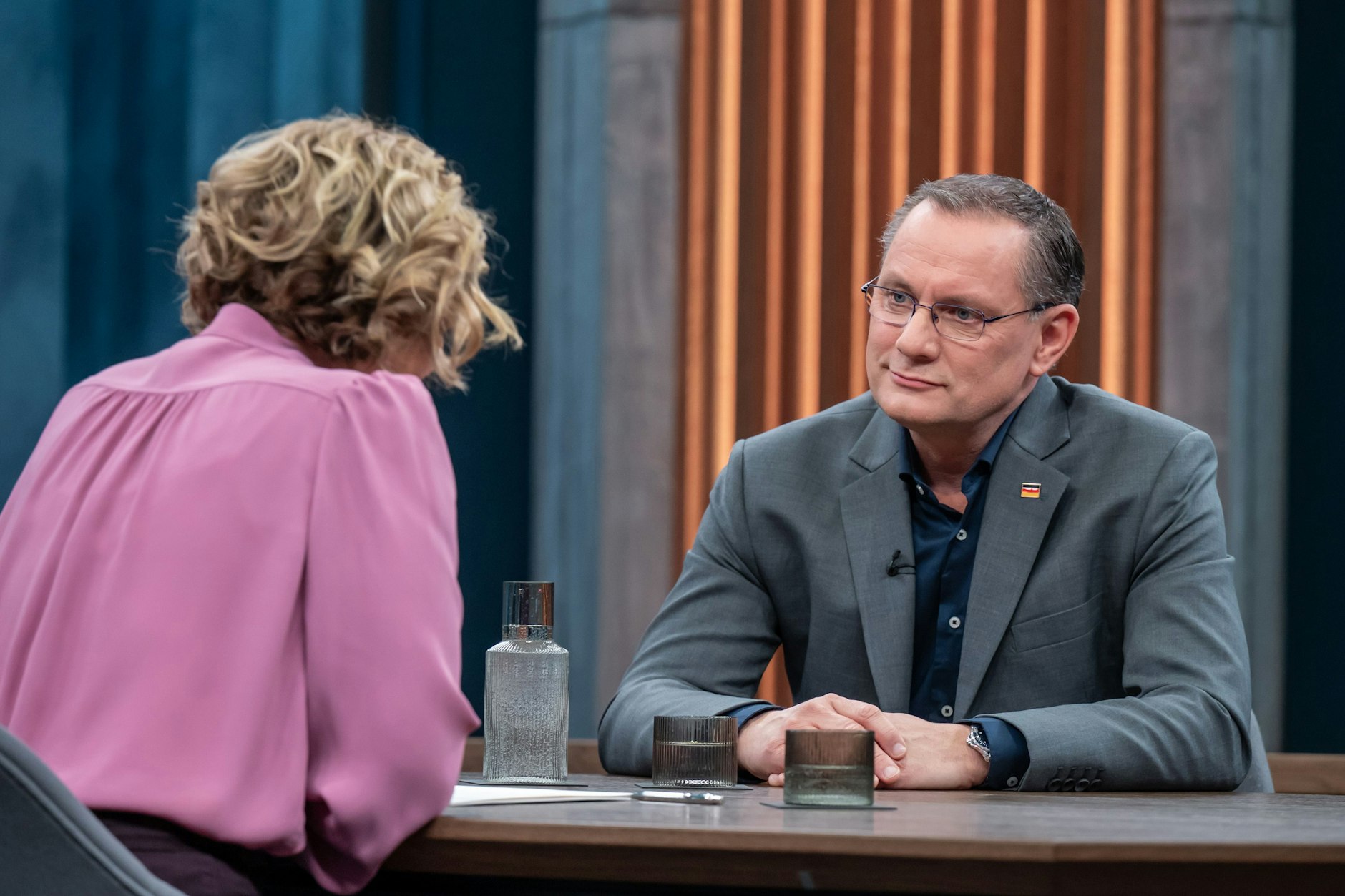 Tino Chrupalla (AfD) war am Sonntagabend bei Caren Miosga zu Gast.