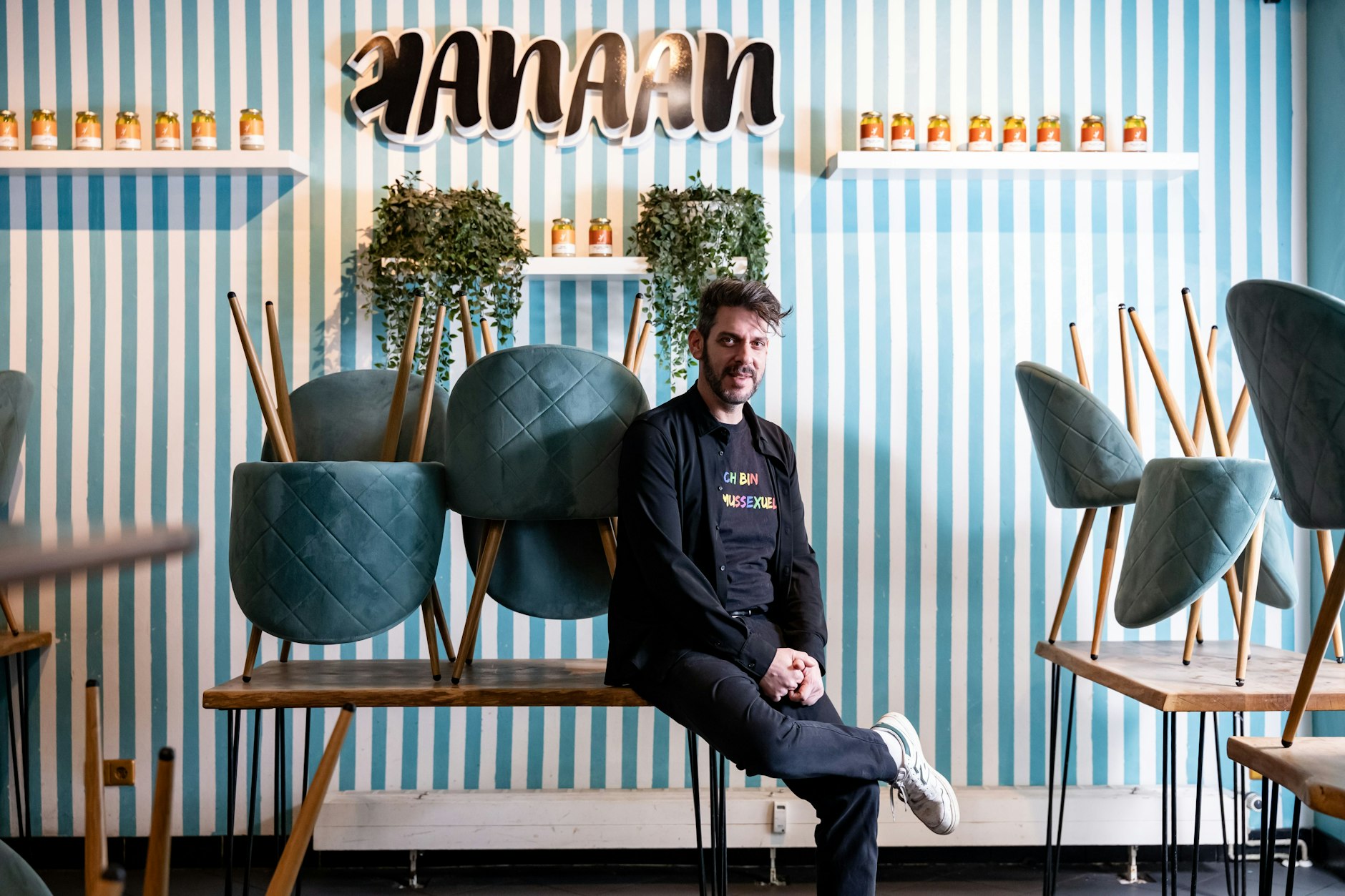 Heute geschlossen: Betreiber Oz Ben David im Restaurant Kanaan