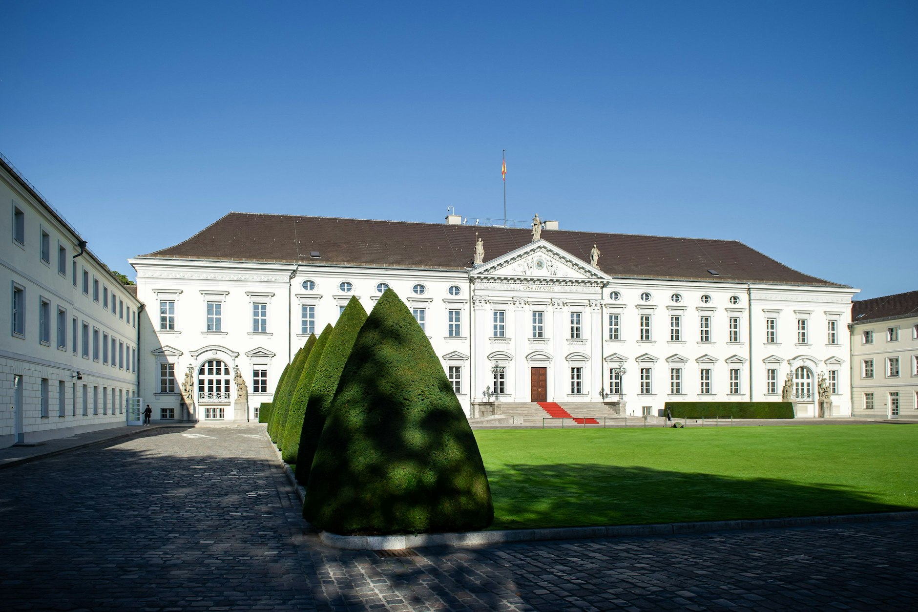 Das Schloss Bellevue muss saniert werden.
