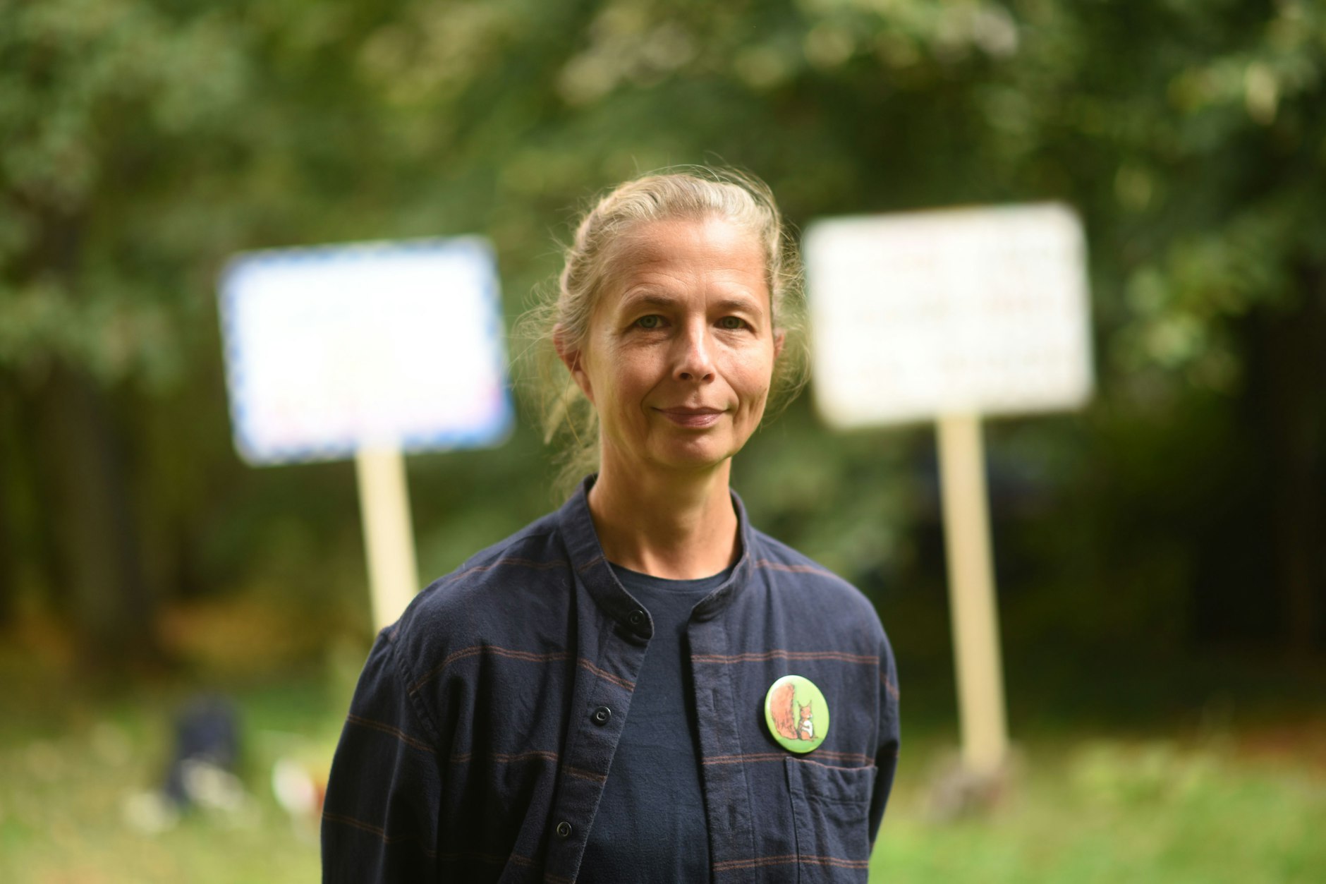 Anwohner haben sich in der Bürgerinitiative „Grüner Kiez Pankow“ organisiert, Sprecherin Britta Krehl ist erleichtert über den Entscheid.