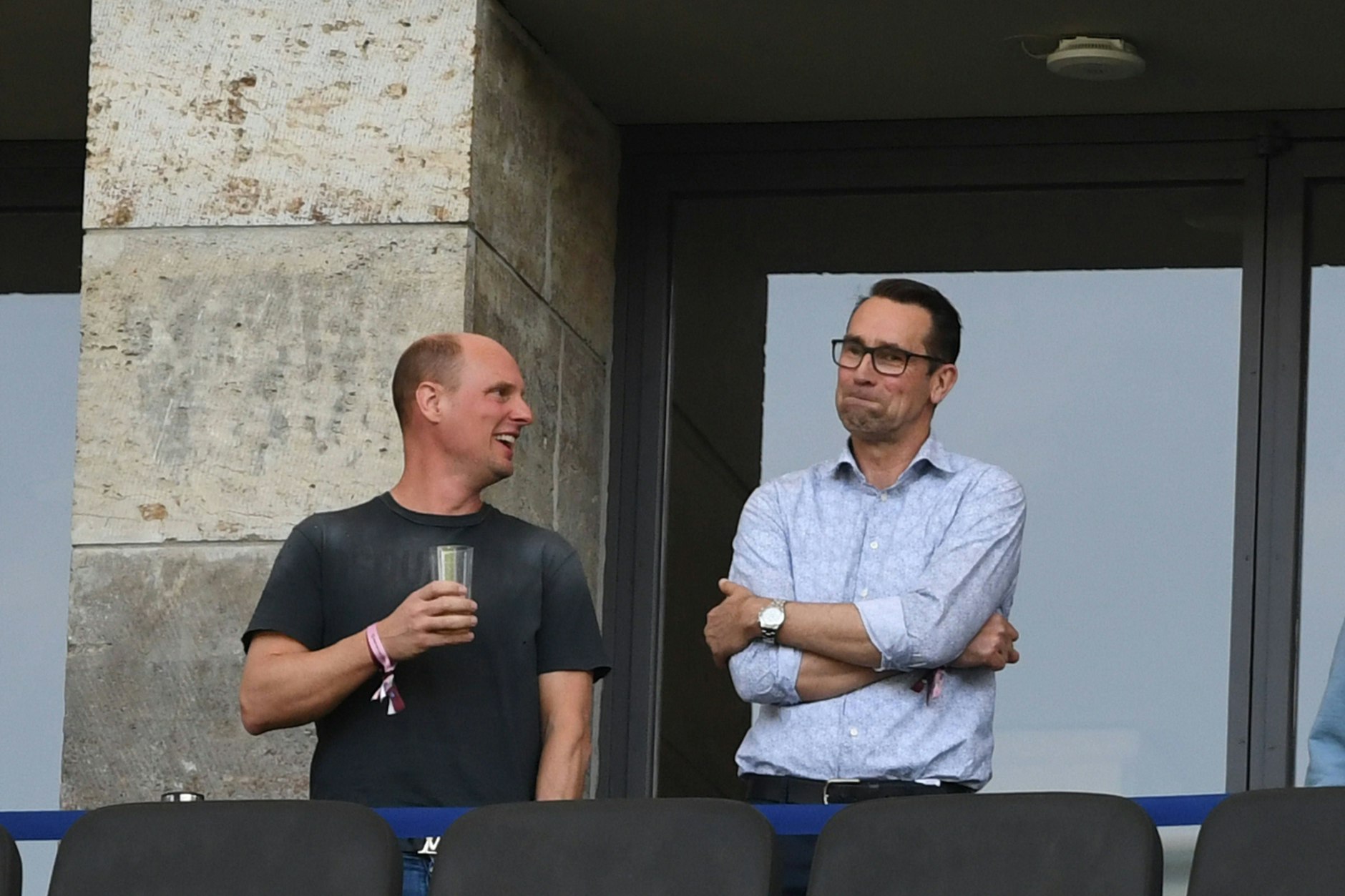 Michael Preetz (re.) war jahrelang der Macher von Hertha BSC.