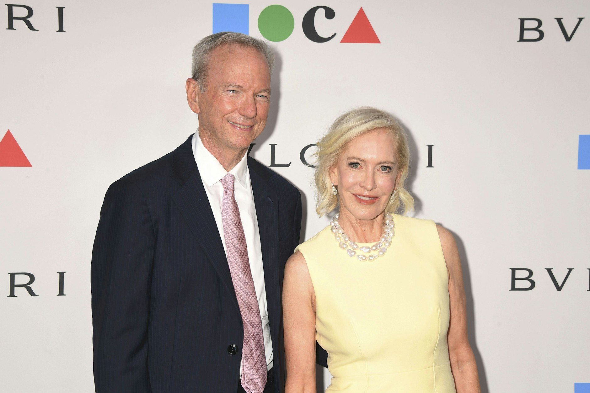 Eric Schmidt mit Ehefrau Wendy Schmidt bei einer Gala in Los Angeles.