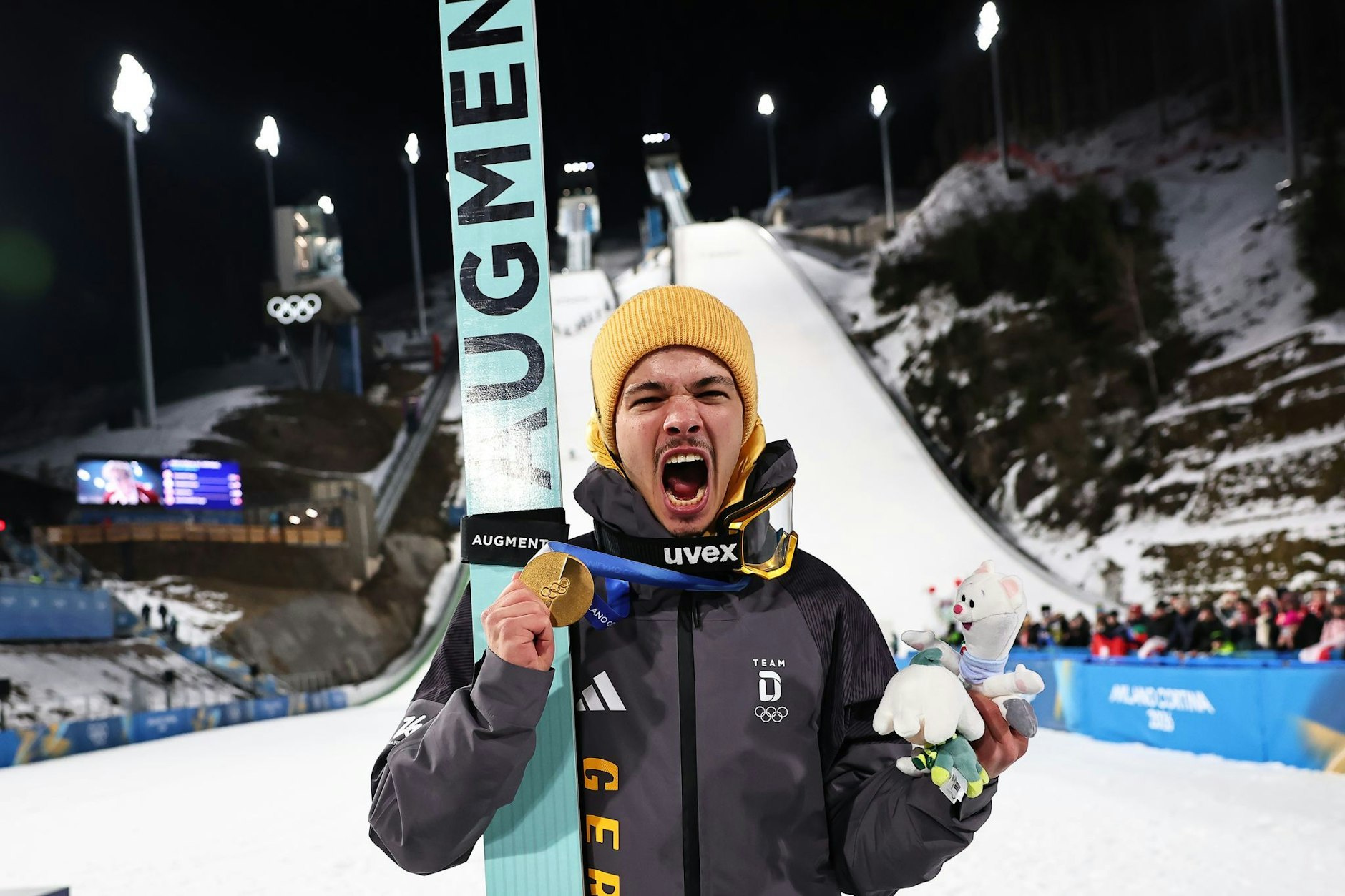 Philipp Raimund ist erst der fünfte deutsche Olympiasieger im Skispringen.