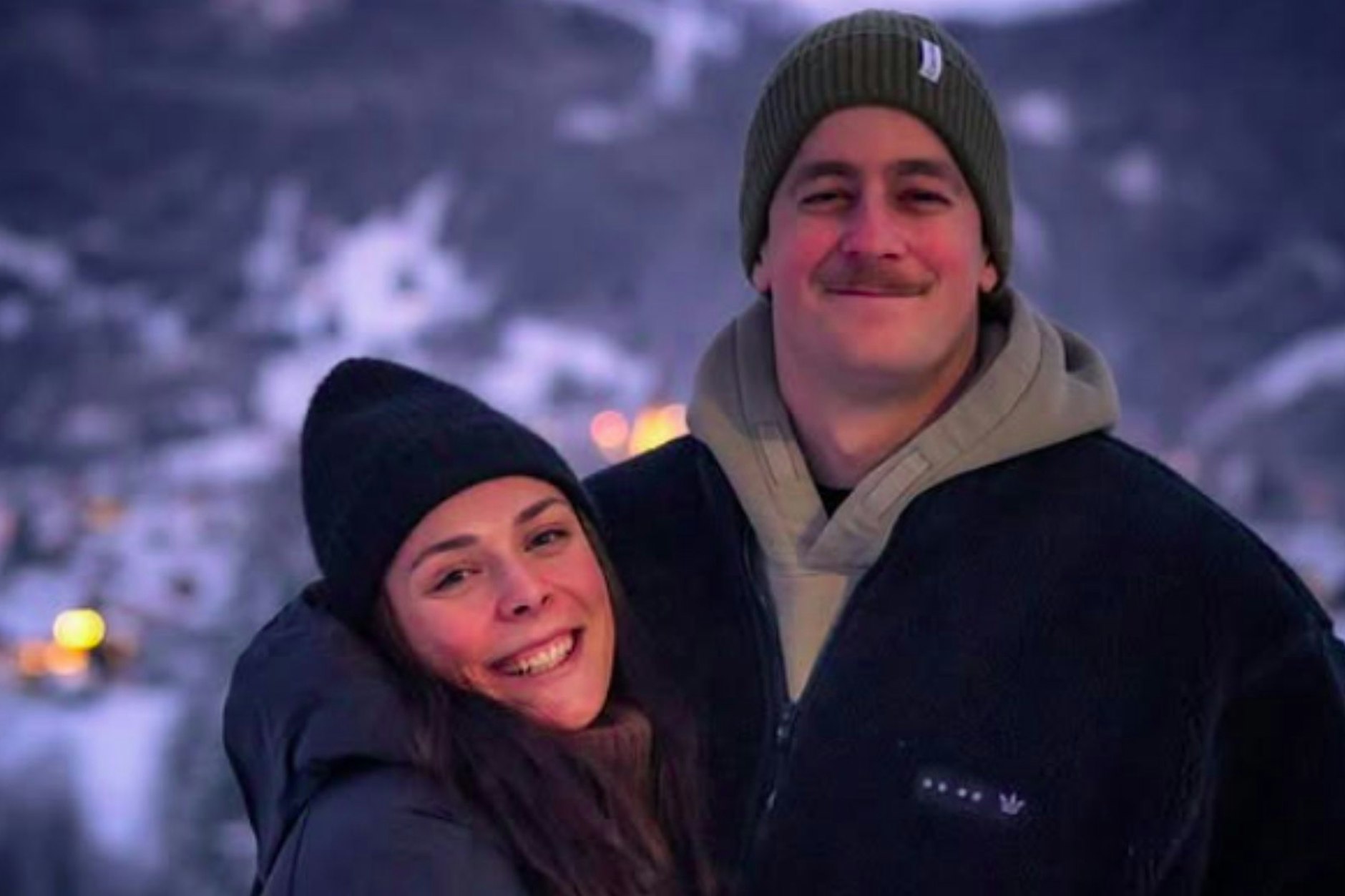 Skilangläuferin&nbsp;Coletta Rydzek und Skirennläufer Simon Jocher sind ein Paar und gemeinsam bei den Olympischen Spielen in Italien.