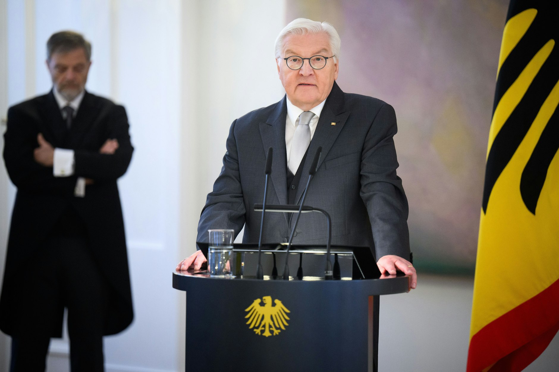 Bundespräsident Frank-Walter Steinmeier und sein Mitarbeiterstab hätten eigentlich im April aus dem Schloss Bellevue ausziehen sollen.