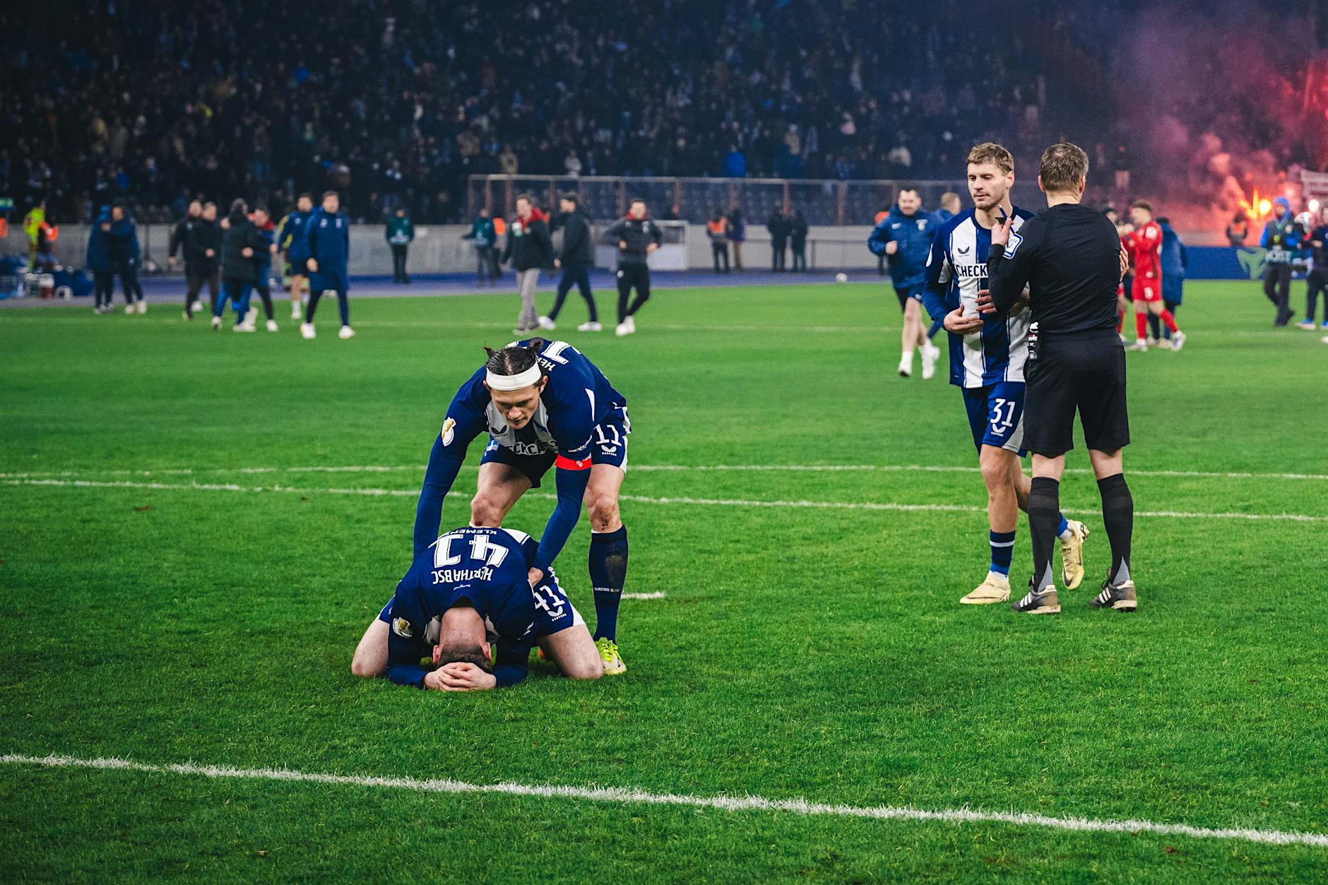 Bitter! Hertha fliegt im Elferkrimi aus dem Pokal