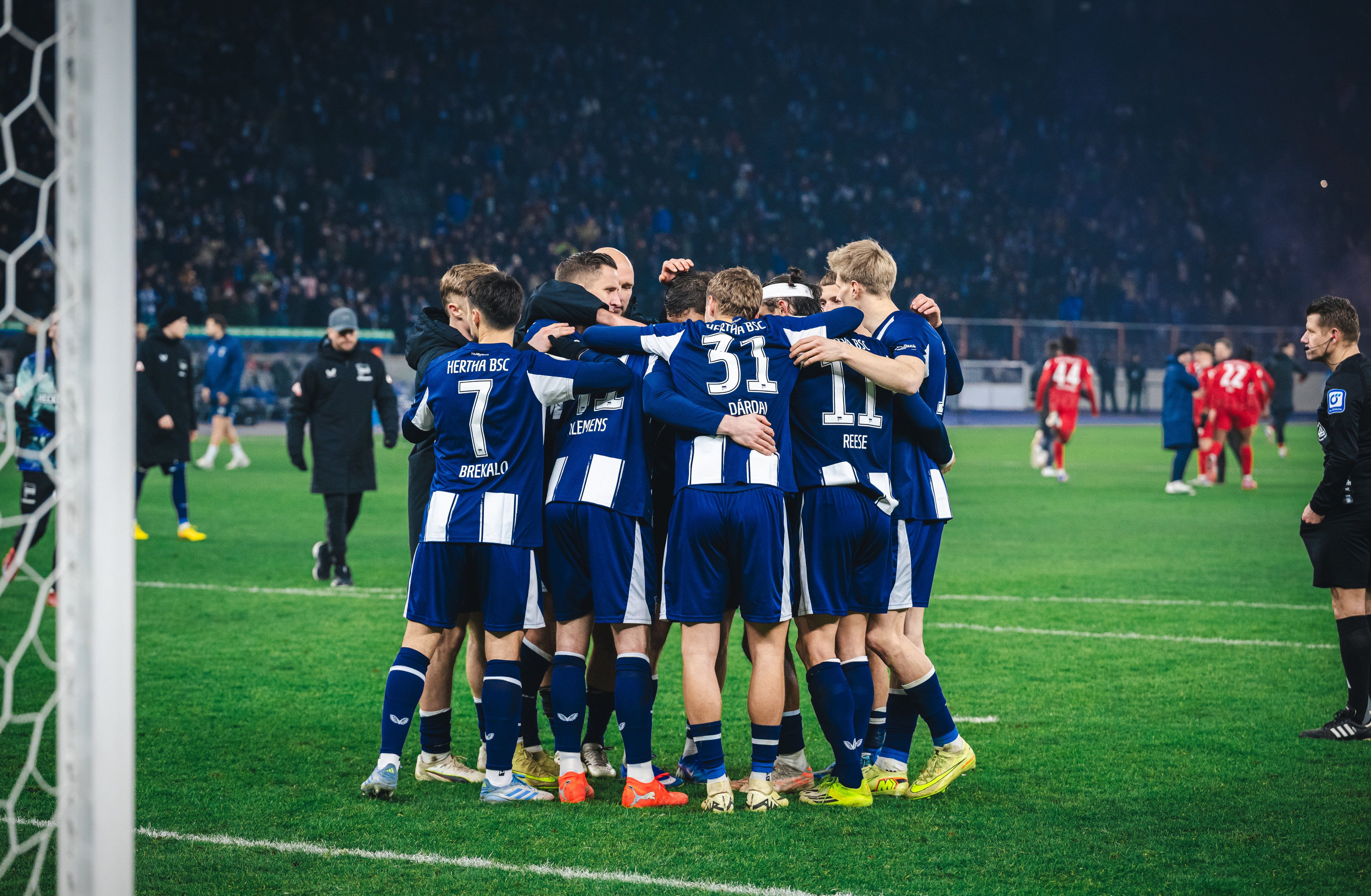 Pokal futsch, Hertha hat nur noch Endspiele in der Liga