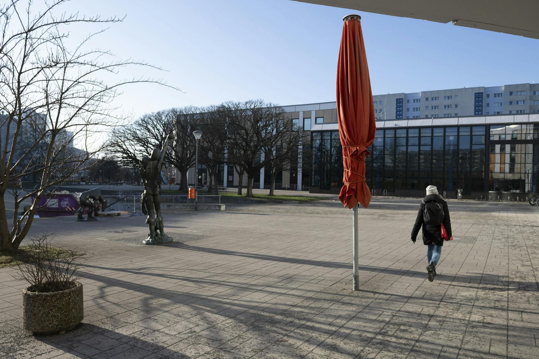 Das Freizeitforum Marzahn. Hier kam es am 6. Februar zu dem Vandalismus-Vorfall.