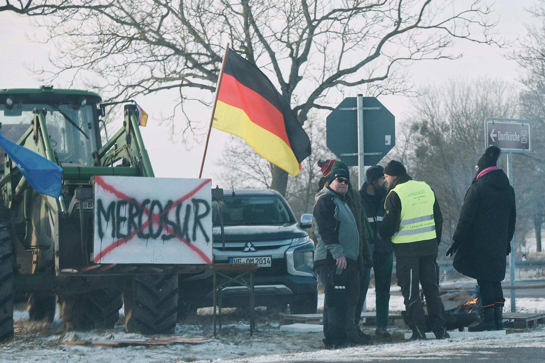 Landwirte protestieren seit Monaten gegen das EU-Mercosur-Abkommen: Sie warnen vor zusätzlichem Preisdruck durch billige Importe aus Südamerika.