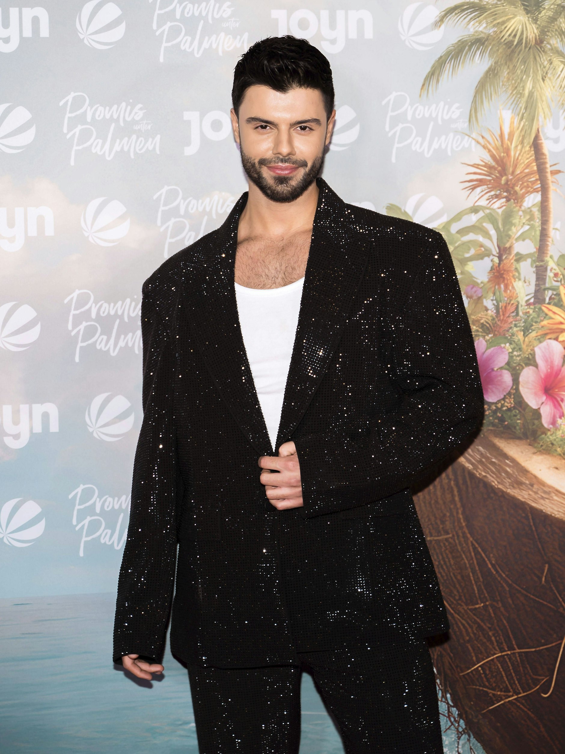 Martin Angelo bei der Premiere von  „Promis unter Palmen“.