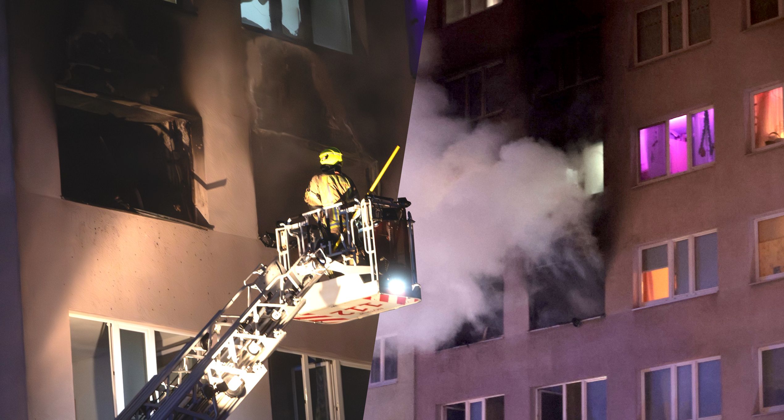Mutter und Kind sterben nach Feuer in Berliner Hochhaus