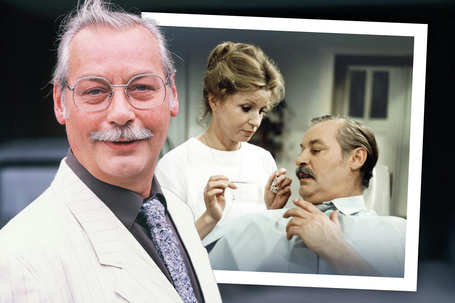 In der Zahnarztpraxis von Dr. Alexander Wittkugel bohrten sich Häppchen (Helga Piur) und Wittkugel (Alfred Struwe) in die Herzen des DDR-Publikums. Die Serie „Zahn um Zahn“ war ein Hit!