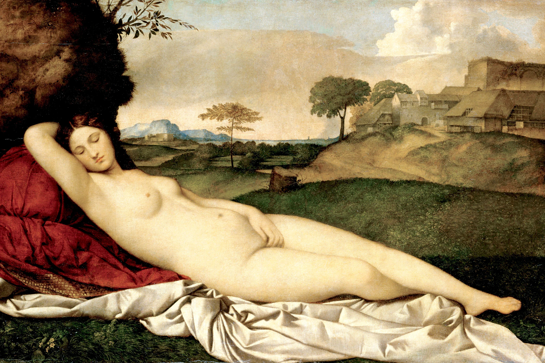 „Die schlummernde Venus“ in der Galerie Alte Meister in Dresden: Schon ein erotisches Bildnis?