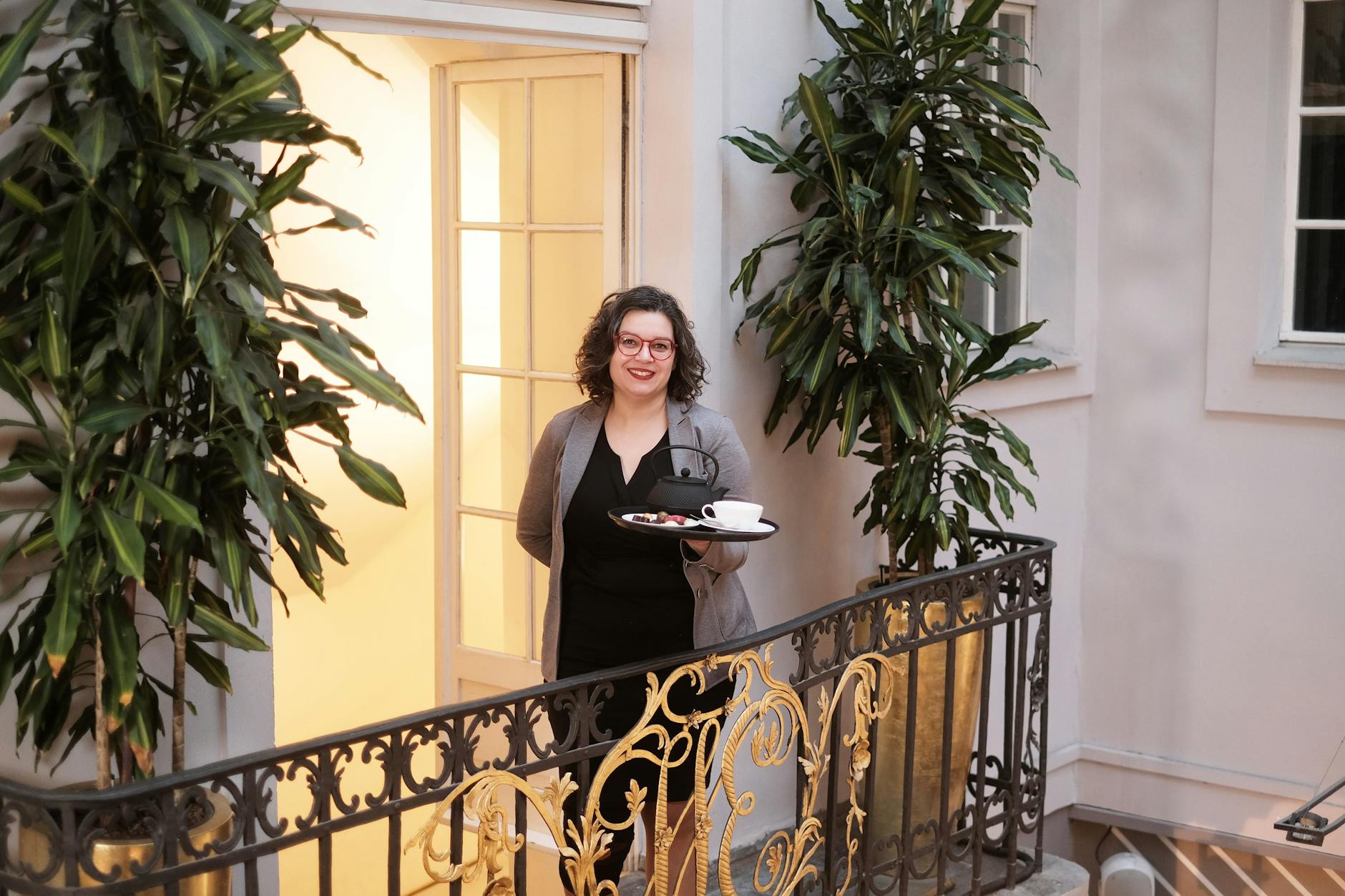 Erika Hermo Trinanes ist Tee-Sommelière und hat die Tea Time im Ermelerhaus ins Leben gerufen.