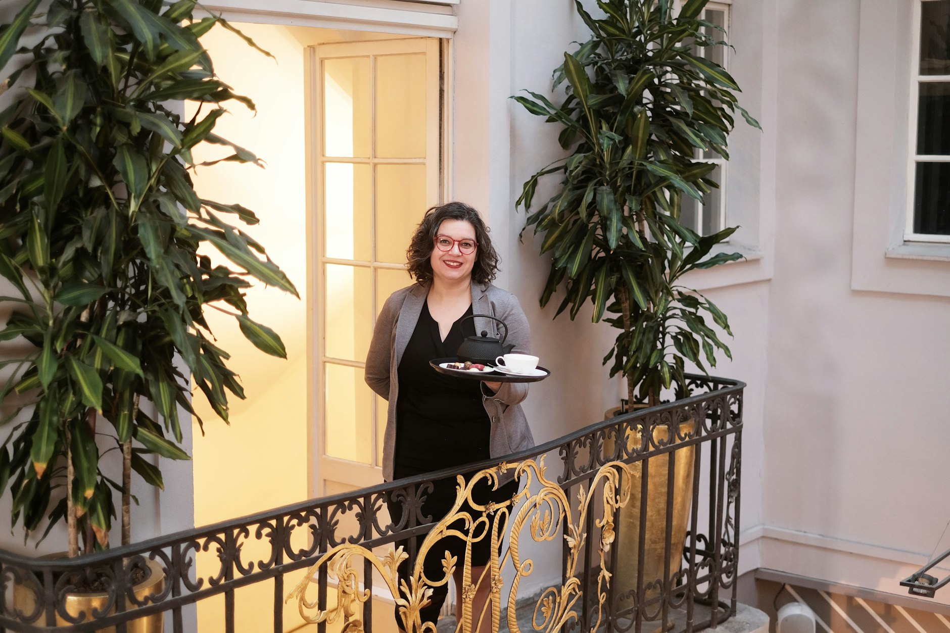 Erika Hermo Trinanes ist Tee-Sommelière und hat die Tea Time im Ermelerhaus ins Leben gerufen.