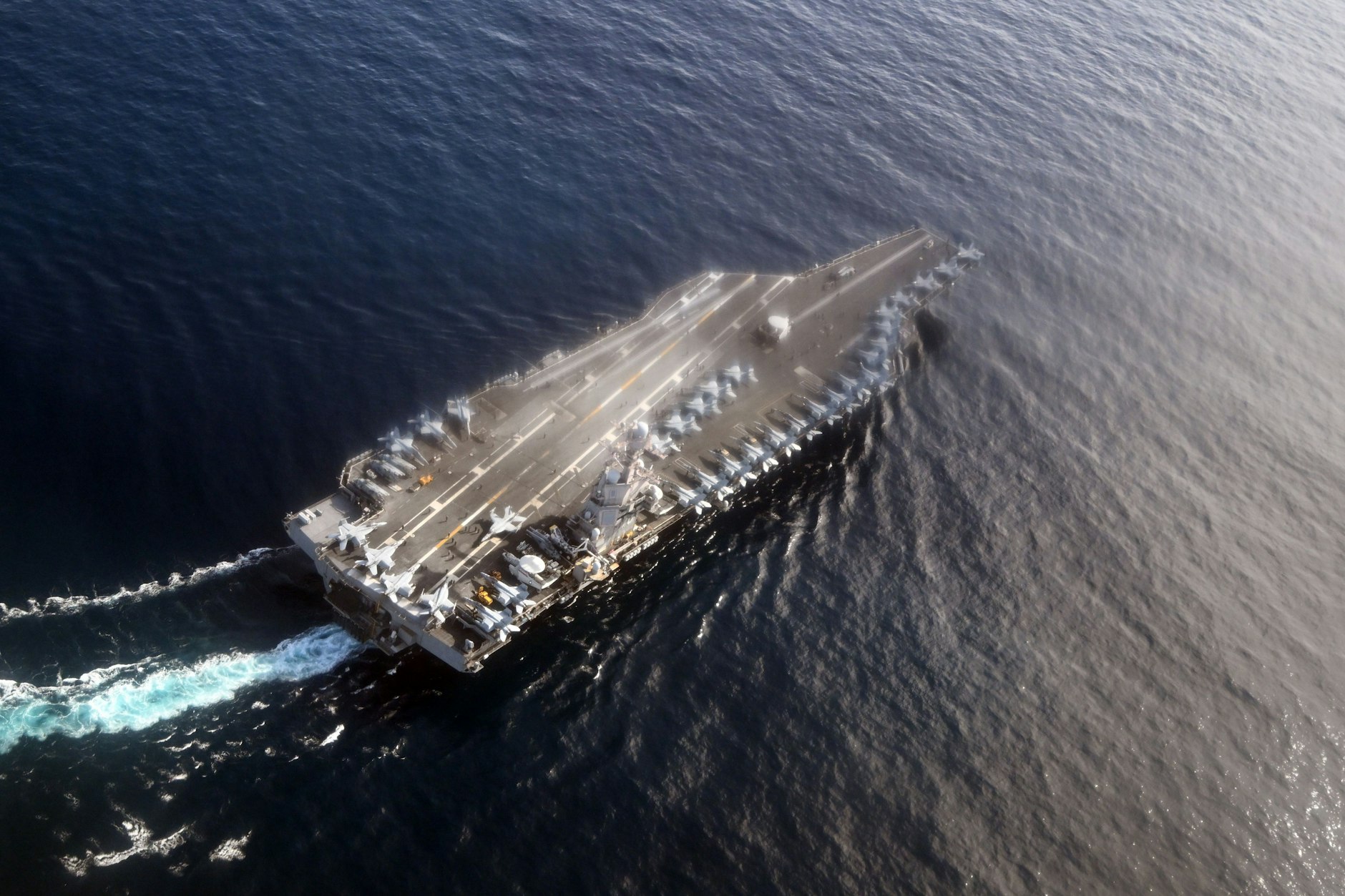 Der Flugzeugträger USS Gerald R. Ford soll offenbar in den Nahen Osten verlegt werden.