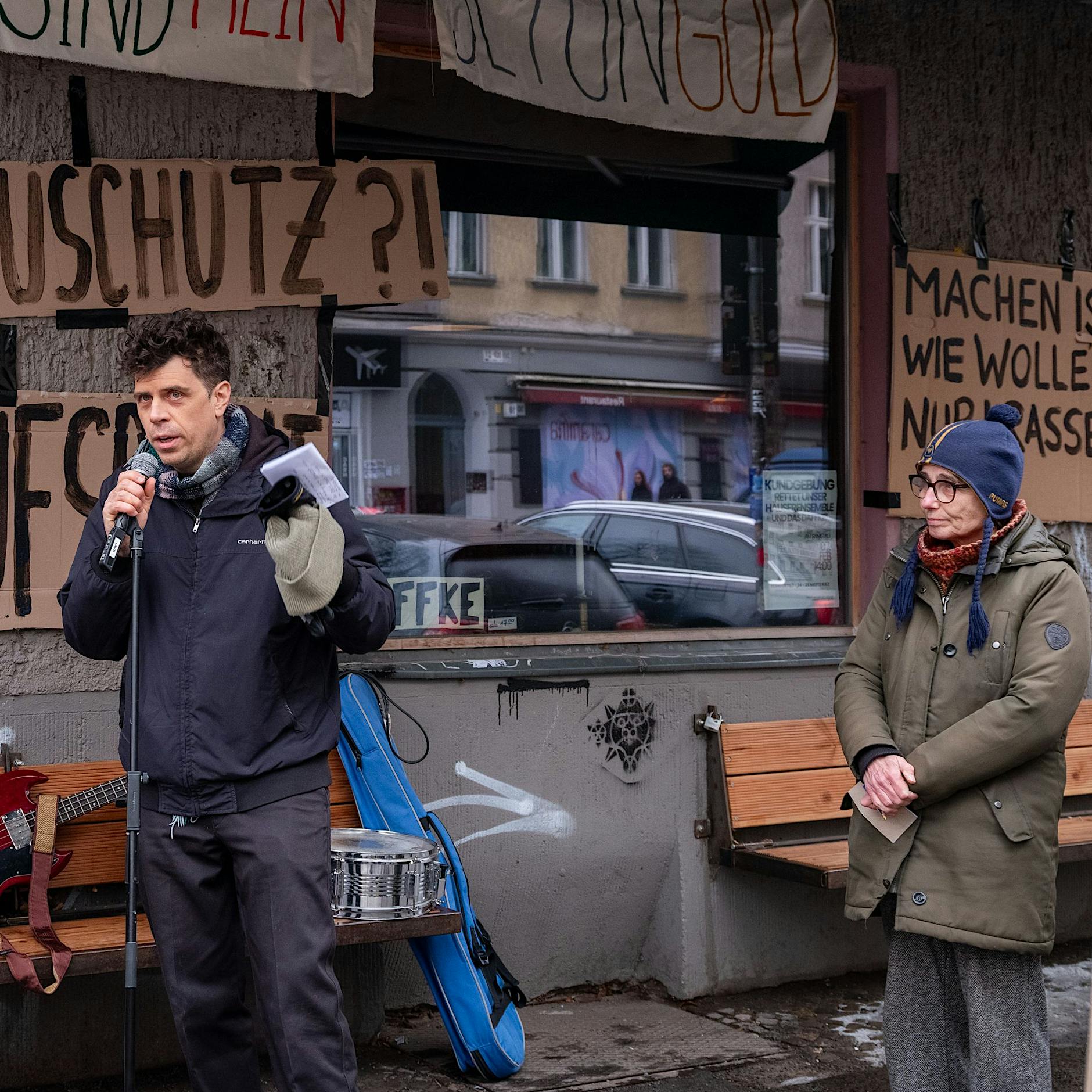 Herrfurthplatz in Berlin-Neukölln: Hausgemeinschaft fordert faire Mieten
