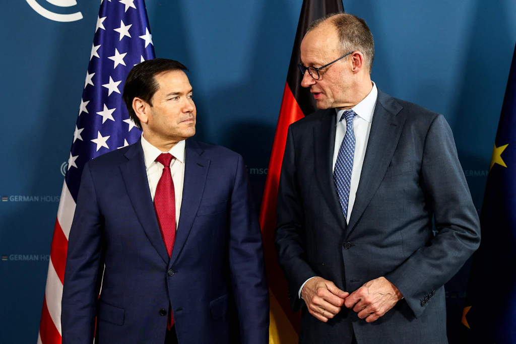 MSC München: Merz stellt Führungsrolle der USA infrage – Treffen mit Außenminister Rubio