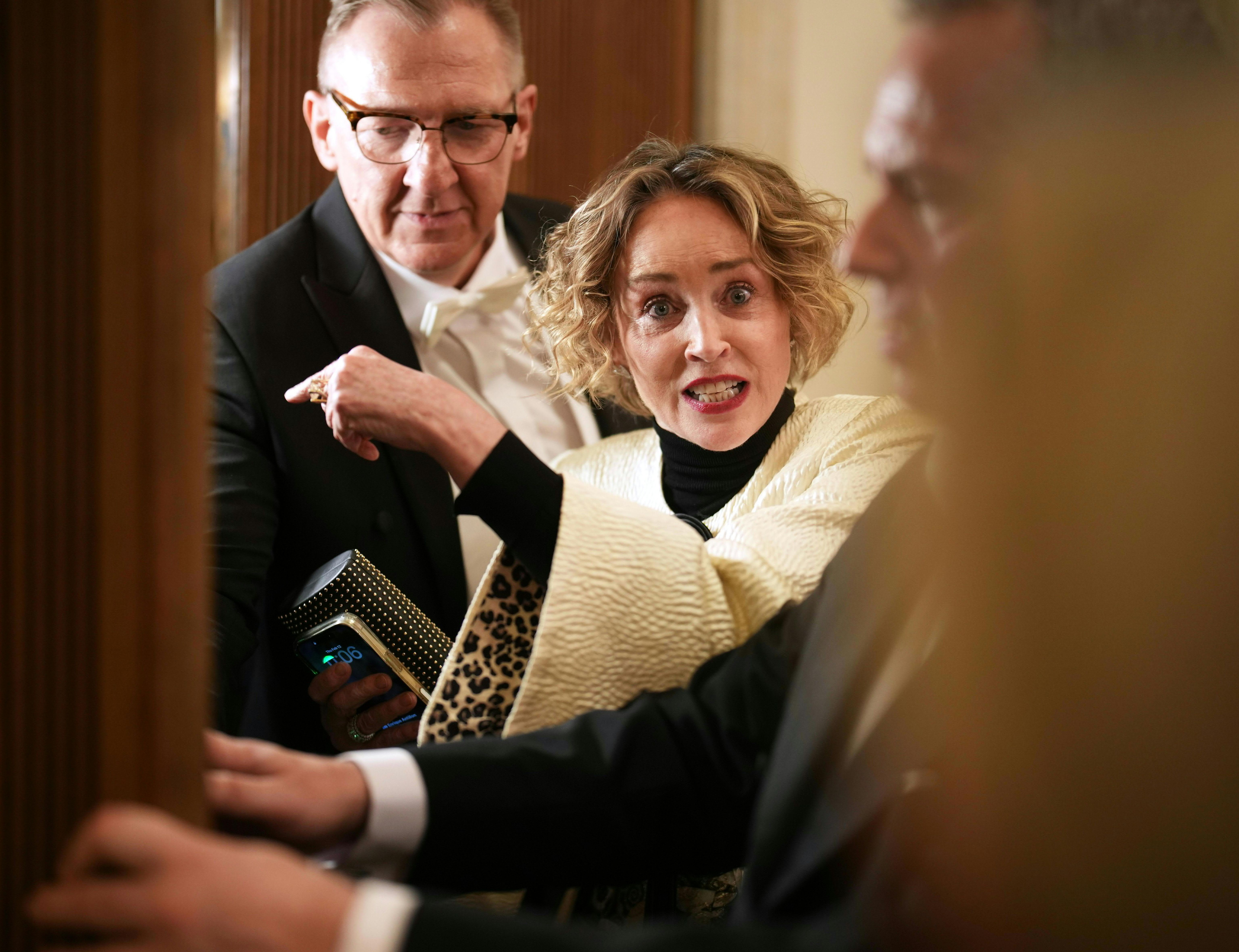 Sharon Stone bekommt Panikattacke und flüchtet vom Wiener Opernball