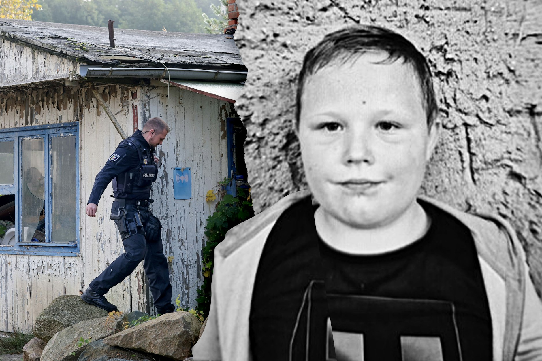 Auf der Suche nach dem acht Jahre alten Fabian wurden verschiedene Grundstücke durchsucht. Ein paar Tage nach seinem Verschwinden wurde die Leiche des Jungen gefunden.