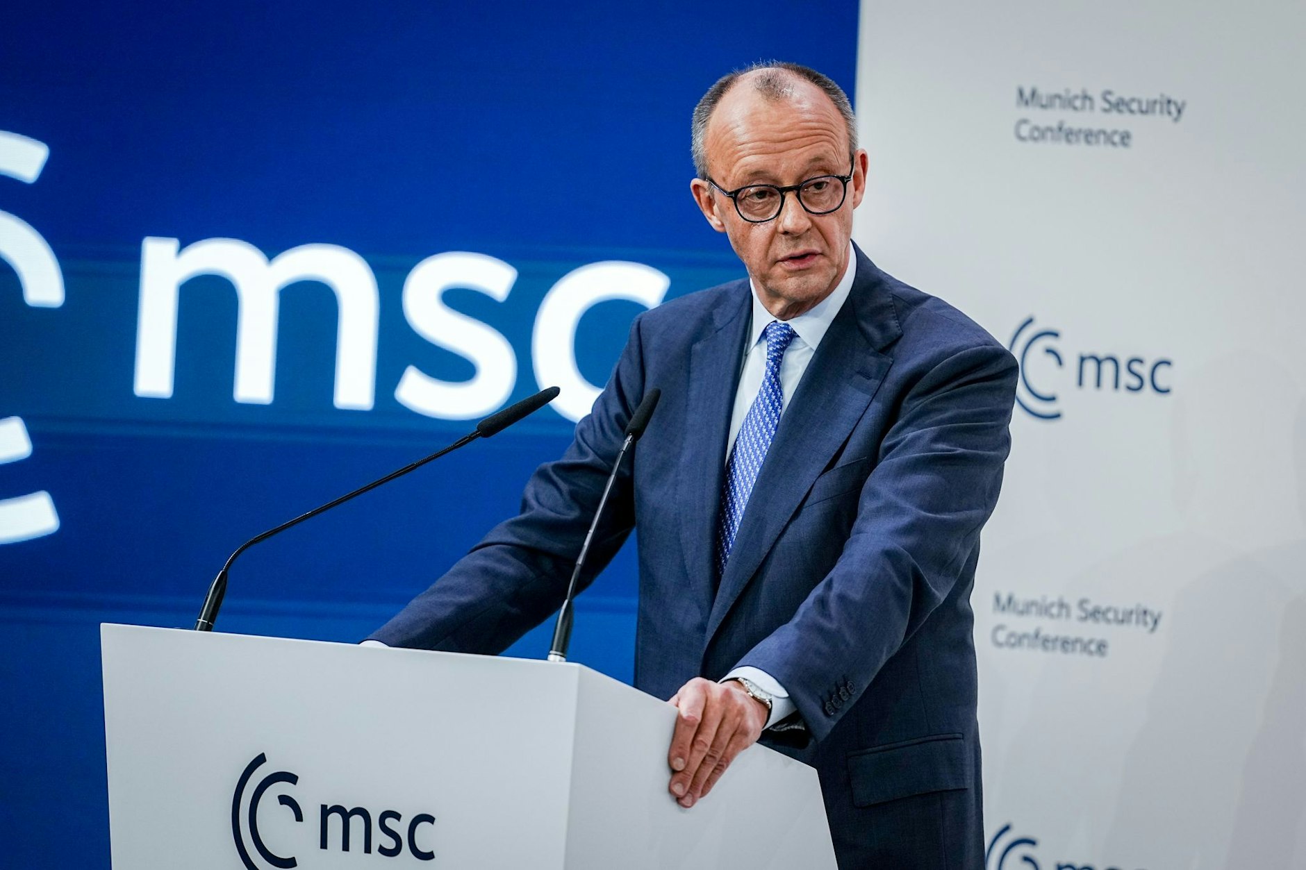 In seiner Rede in München sagte Kanzler Friedrich Merz, China erhebe einen globalen Gestaltungsanspruch.