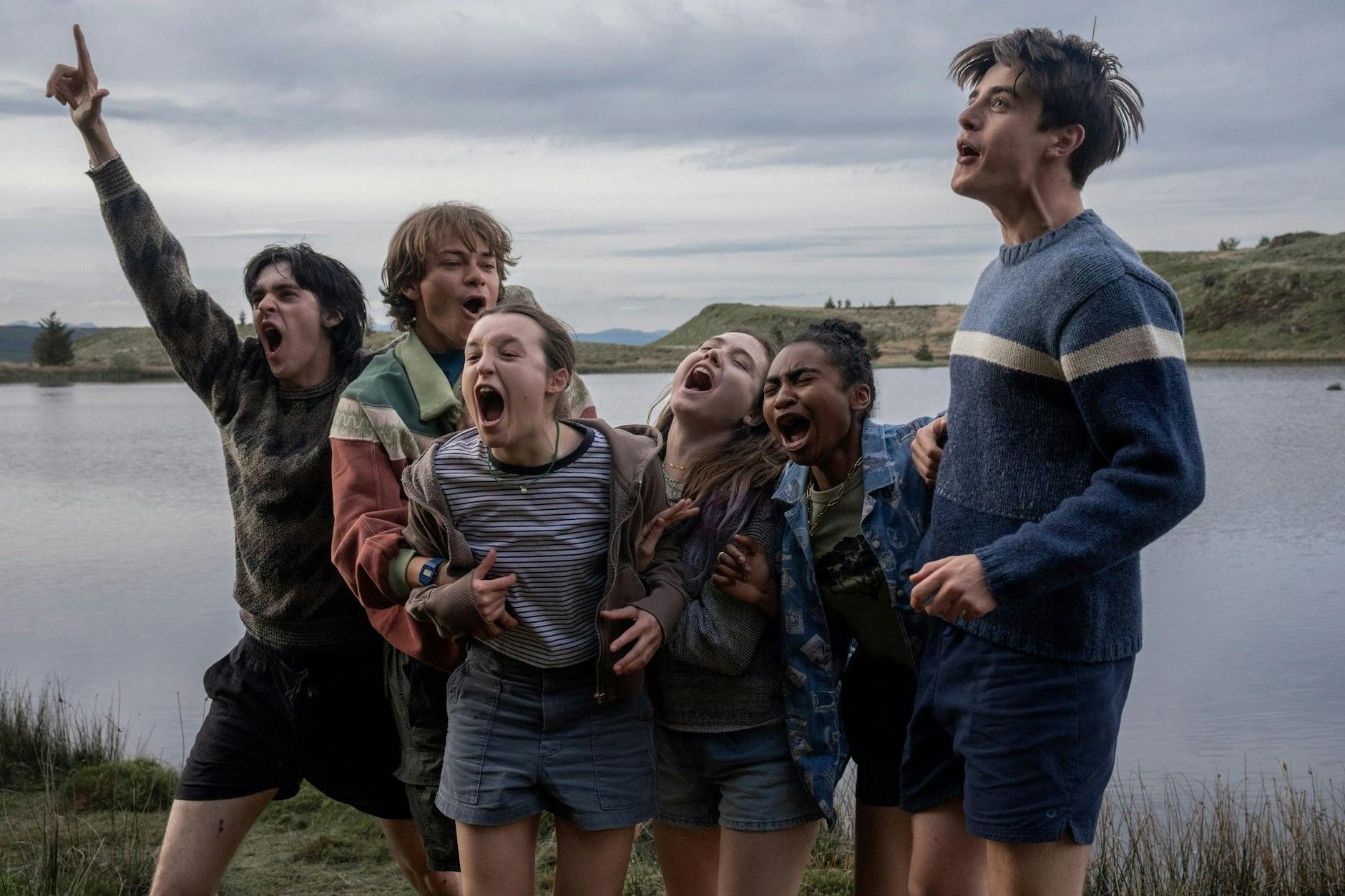 „Sunny Dancer“: der lustigste und traurigste Film, mit tollen jugen Darstellern, allen voran Bella Ramsey (3.v.l.).